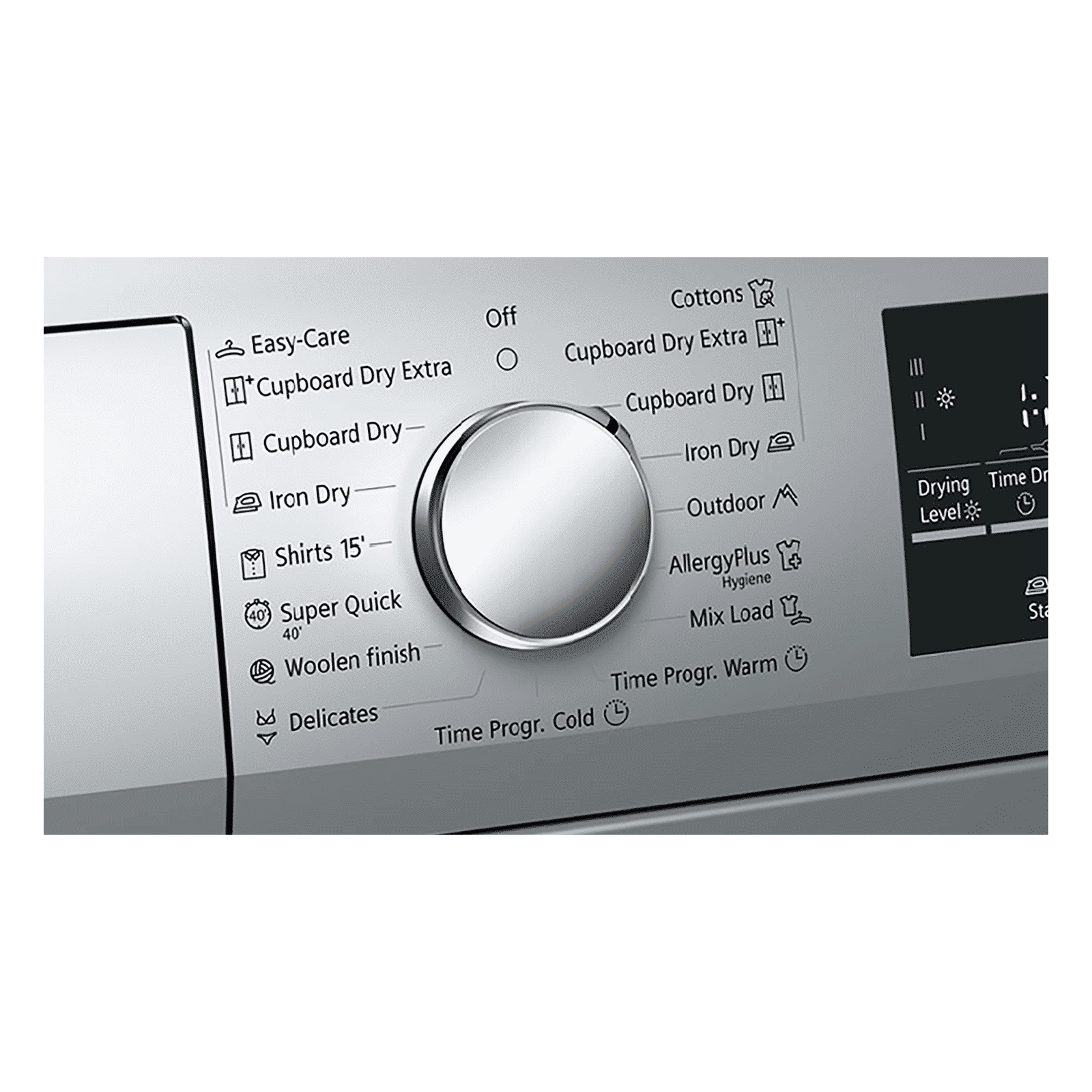 SIEMENS 8 kg Fully Automatic Front Load Dryer (iQ300, WT46G402IN, Galvalume Drum, Silver) SIEMENS 8 kg Fully Automatic Front Load Dryer (iQ300, WT46G402IN, Galvalume Drum, Silver)_4