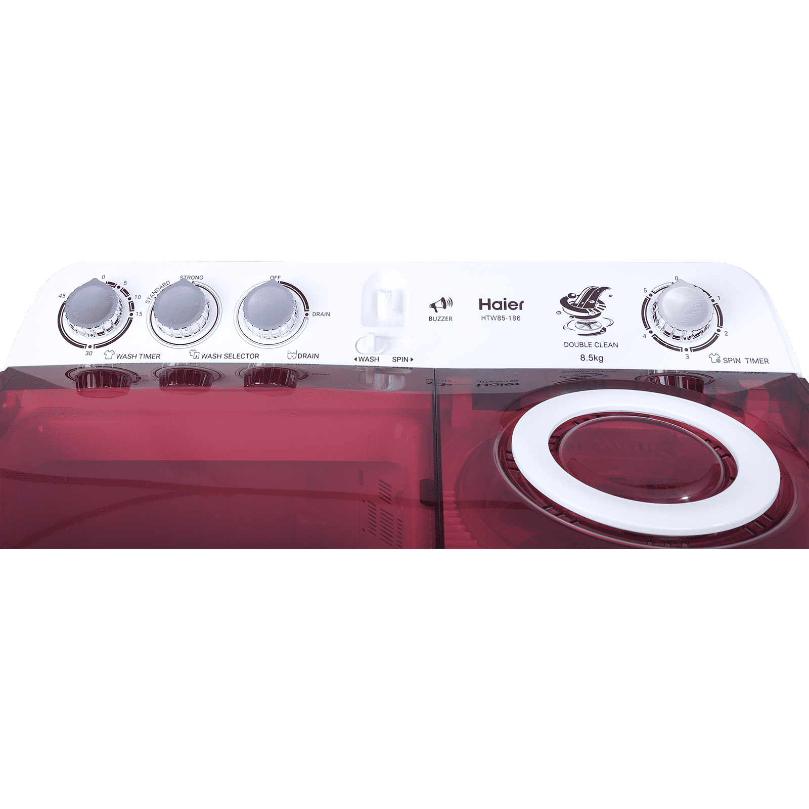 Haier 8.5 kg 5 Star Semi Automatic Washing Machine with 4D Magic Filter (HTW85-186S, Titanium Grey) Haier 8.5 kg 5 Star Semi Automatic Washing Machine with 4D Magic Filter (HTW85-186S, Titanium Grey)_9