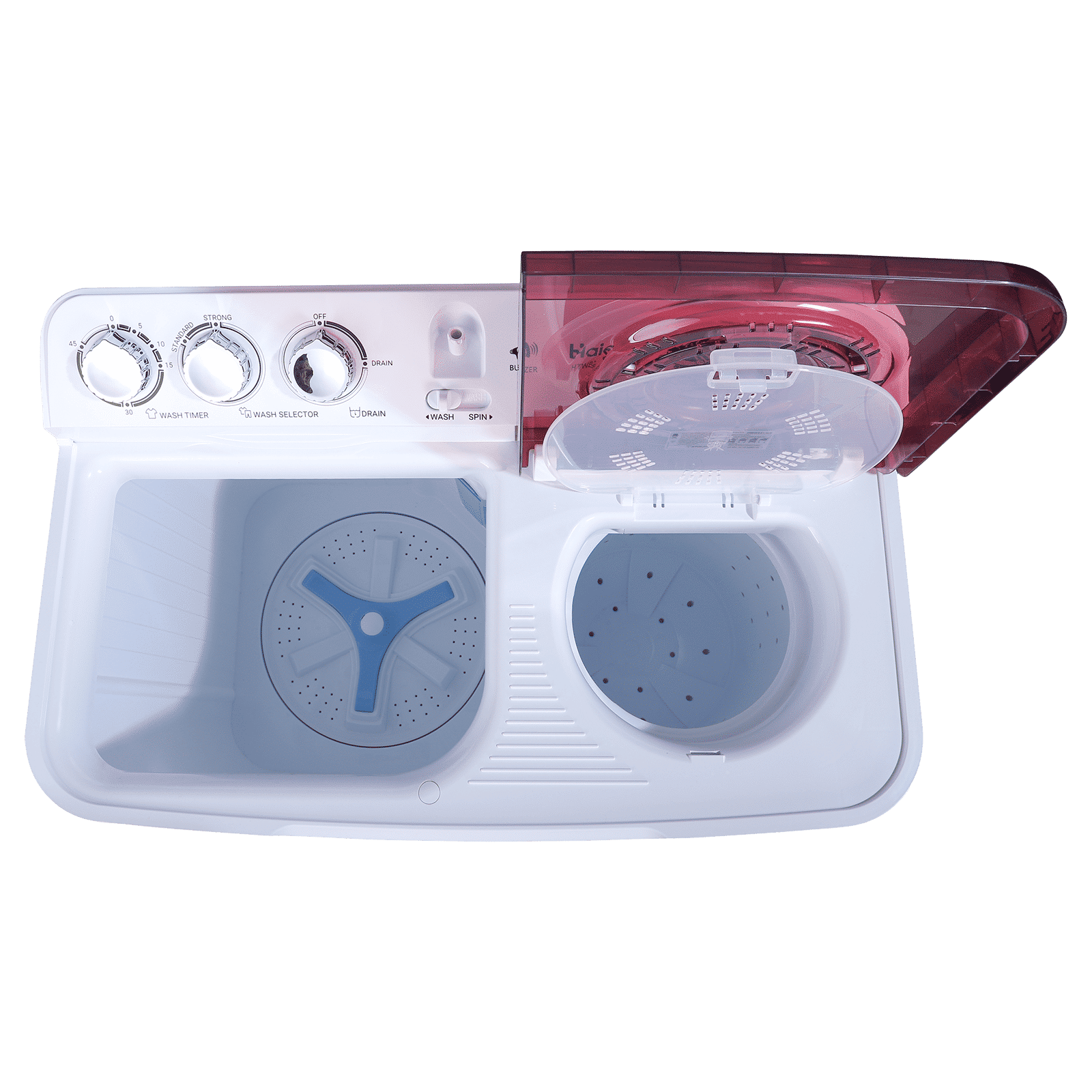 Haier 8.5 kg 5 Star Semi Automatic Washing Machine with 4D Magic Filter (HTW85-186S, Titanium Grey) Haier 8.5 kg 5 Star Semi Automatic Washing Machine with 4D Magic Filter (HTW85-186S, Titanium Grey)_7