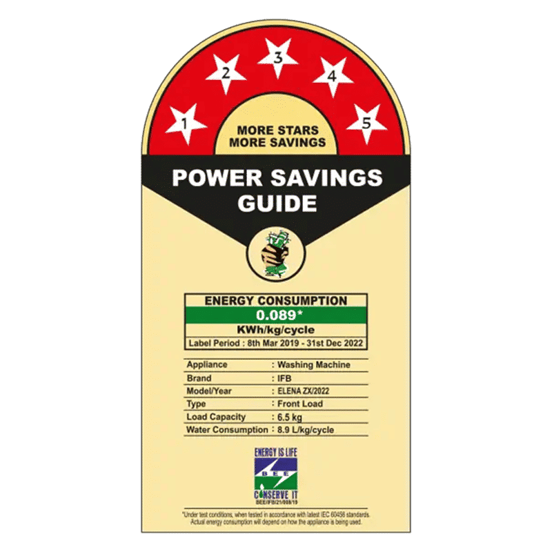 IFB 6.5 kg 5 Star Fully Automatic Front Load Washing Machine (Elena ZXS, In-Built Heater, Silver)_3