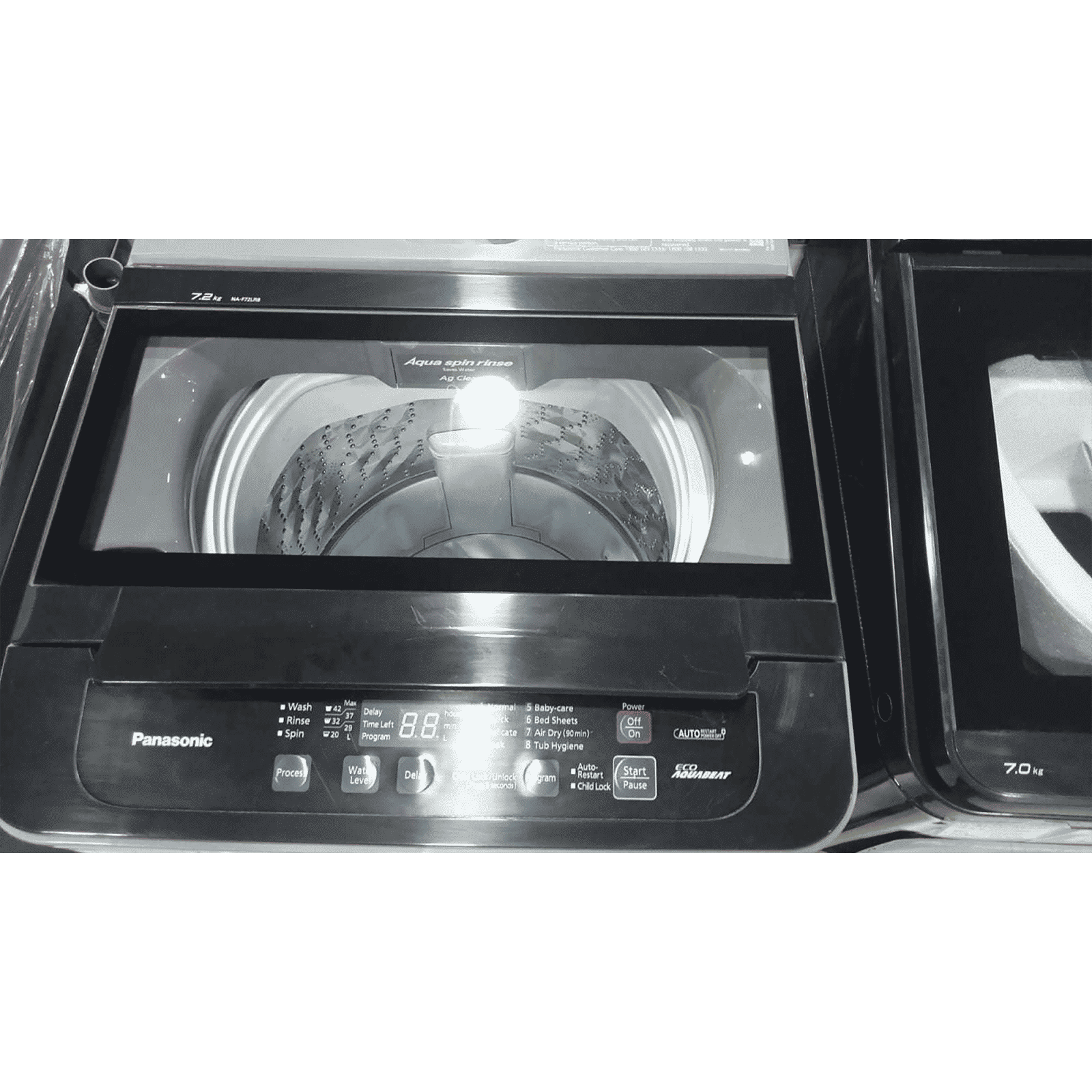 Panasonic 7.2 kg 5 Star Fully Automatic Top Load Washing Machine (NA-F72B8CRB, Stainmaster, Grey) Panasonic 7.2 kg 5 Star Fully Automatic Top Load Washing Machine (NA-F72B8CRB, Stainmaster, Grey)_5