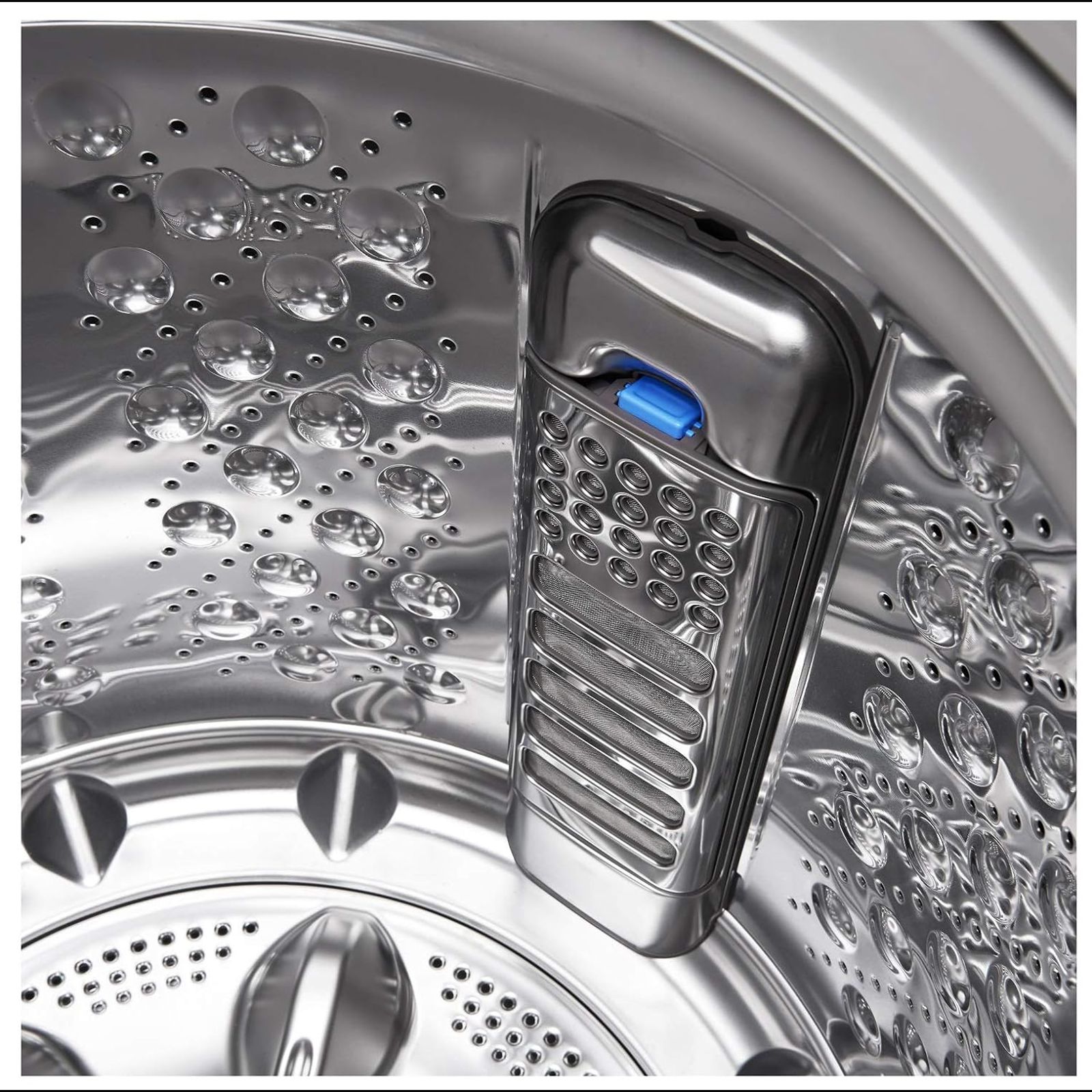 LG 18 kg 5 Star Inverter Fully Automatic Top Load Washing Machine (THD18STB.ABLPEIL, Steam Wash Technology, Black)_18