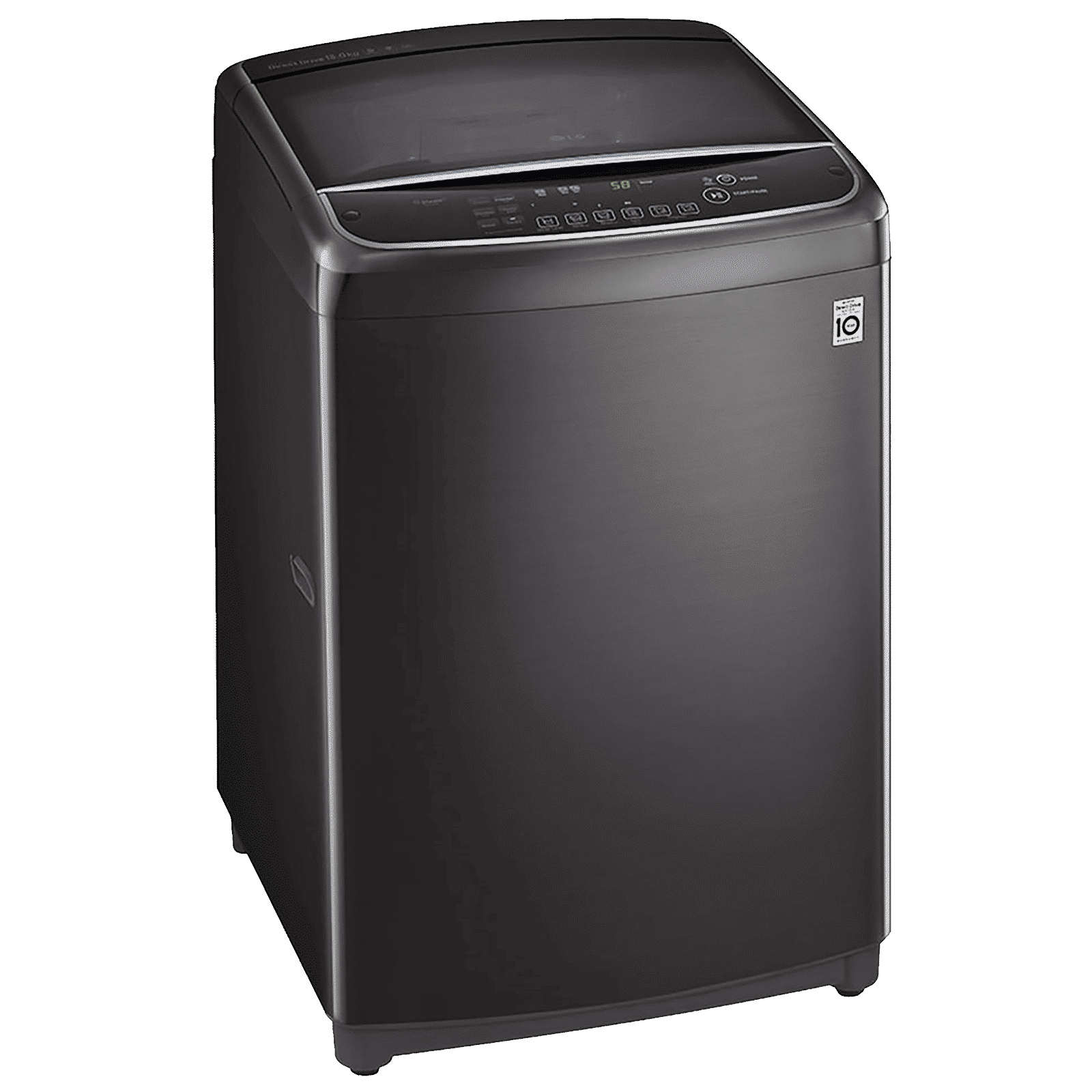 LG 18 kg 5 Star Inverter Fully Automatic Top Load Washing Machine (THD18STB.ABLPEIL, Steam Wash Technology, Black)_5