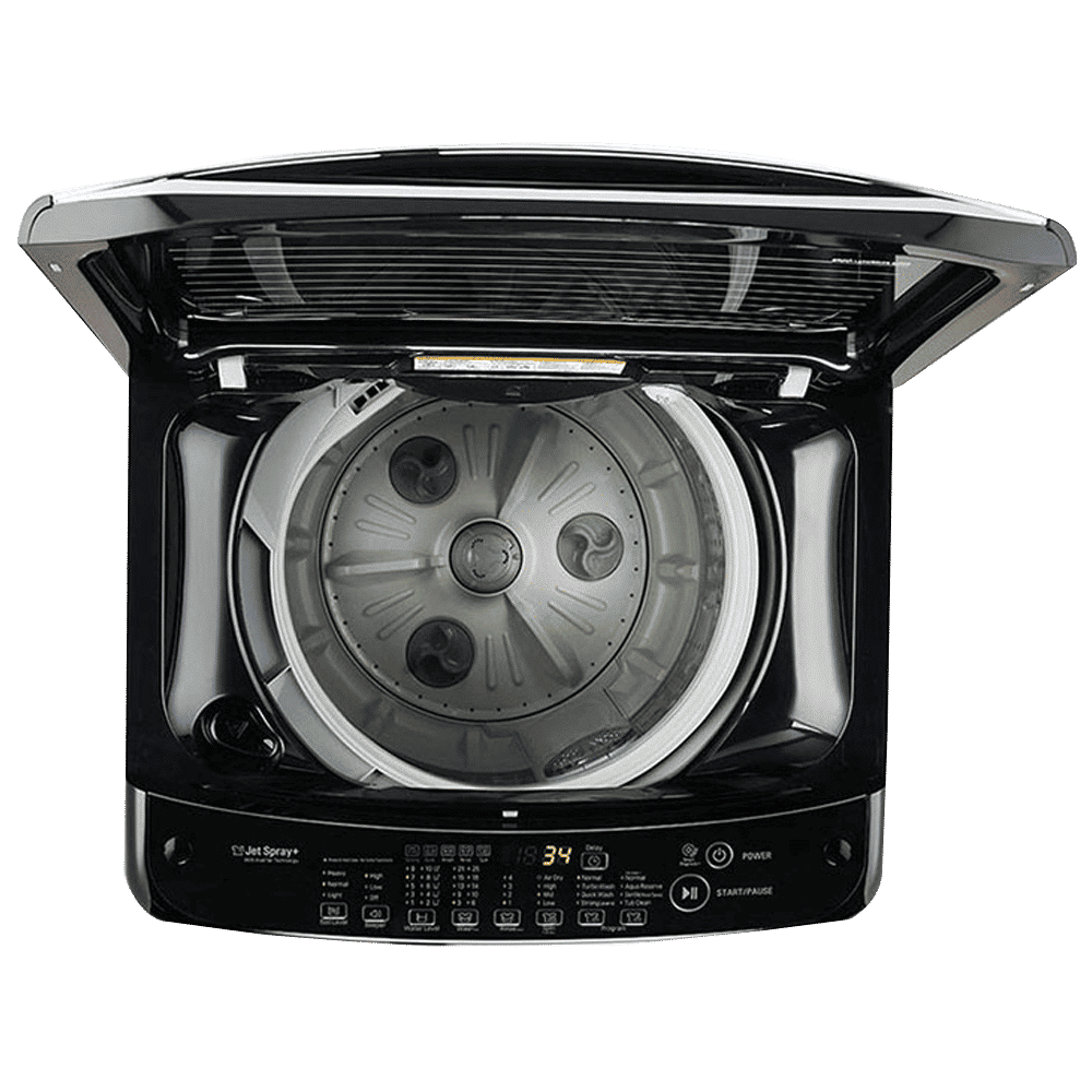 LG 8 kg 5 Star Fully Automatic Top Load Washing Machine (T80SJBK1Z, Smart Inverter Technology, Black Knight)_7