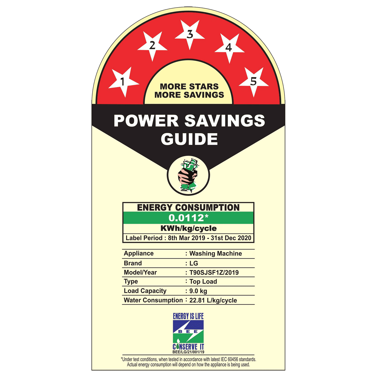 LG 9 kg 5 Star Inverter Fully Automatic Top Load Washing Machine (T90SJSF1Z.ASFQEIL, Smart Inverter Technology, Middle Free Silver)_8