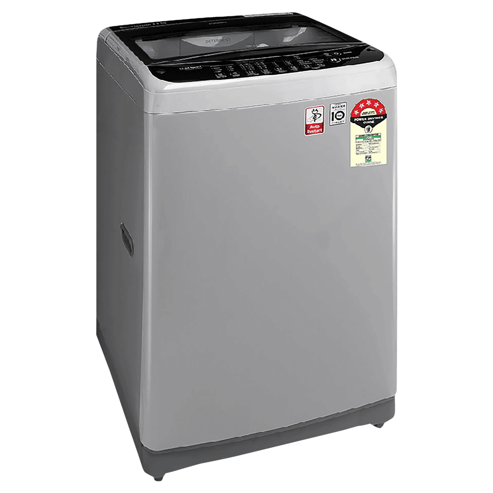 LG 9 kg 5 Star Inverter Fully Automatic Top Load Washing Machine (T90SJSF1Z.ASFQEIL, Smart Inverter Technology, Middle Free Silver)_5