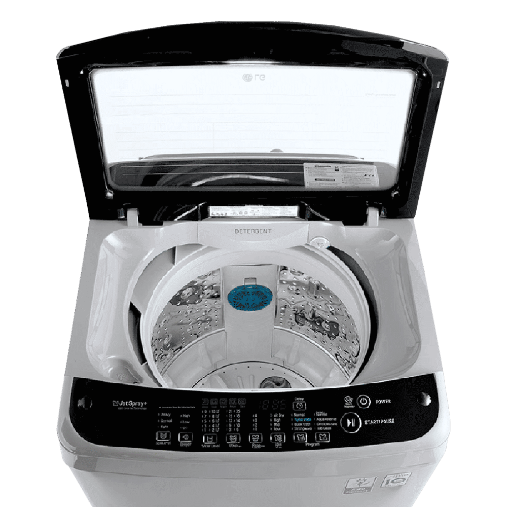LG 9 kg 5 Star Inverter Fully Automatic Top Load Washing Machine (T90SJSF1Z.ASFQEIL, Smart Inverter Technology, Middle Free Silver)_6