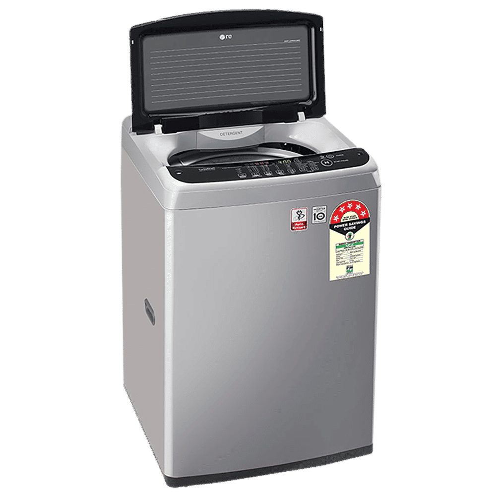 LG 6.5 kg 5 Star Fully Automatic Top Load Washing Machine (T65SNSF1Z.ASFQEIL, Smart Inverter Technology, Middle Free Silver & Black)_5