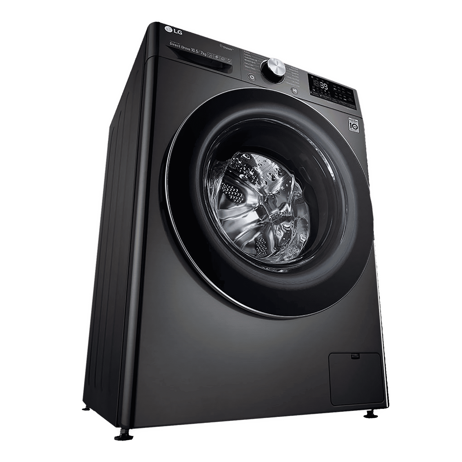 LG 10.5/7 kg 5 Star Inverter Fully Automatic Front Load Washer Dryer (FHD1057STB.ABLPEIL, In-Built Heater, Black VCM)_14