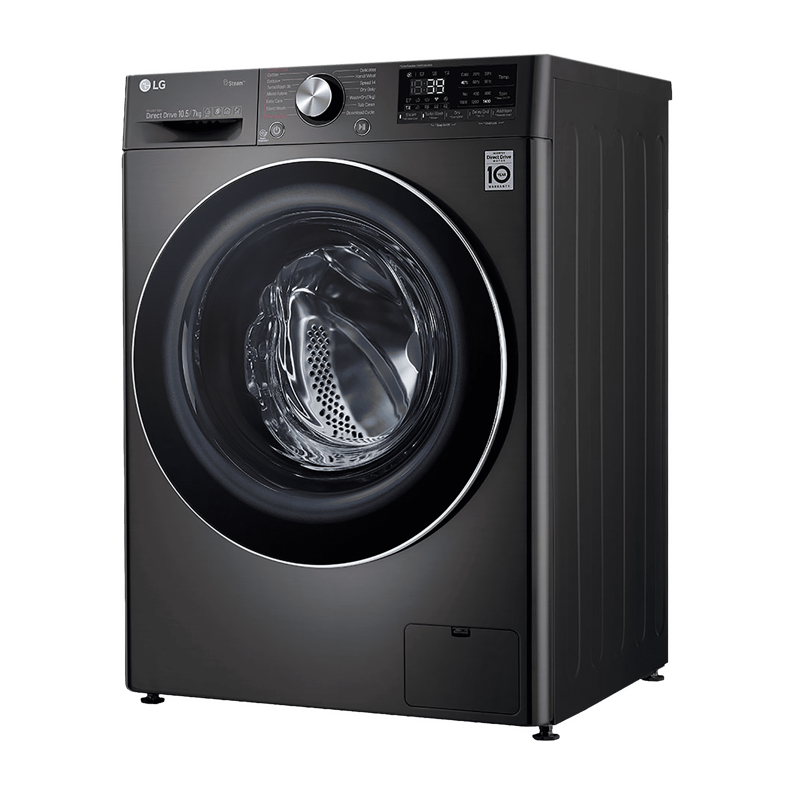 LG 10.5/7 kg 5 Star Inverter Fully Automatic Front Load Washer Dryer (FHD1057STB.ABLPEIL, In-Built Heater, Black VCM)_6