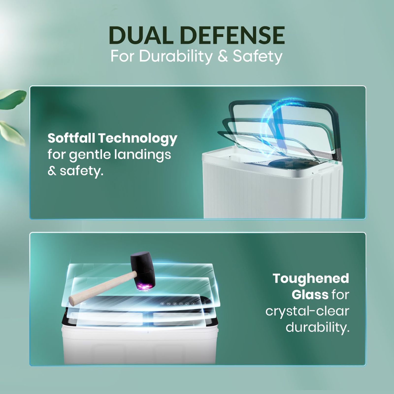 Haier 10 kg 5 Star Semi Automatic Washing Machine with 4D Magic Filter (HTW100-178BK, Black)_17