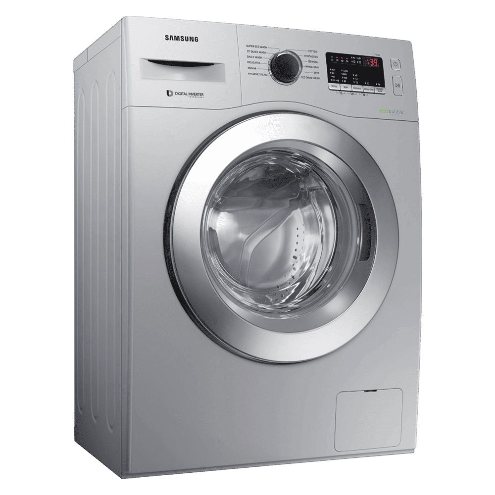 SAMSUNG 6 kg 5 Star Inverter Fully Automatic Front Load Washing Machine (WW61R20EK0S/TL, Diamond Drum, Silver)_3