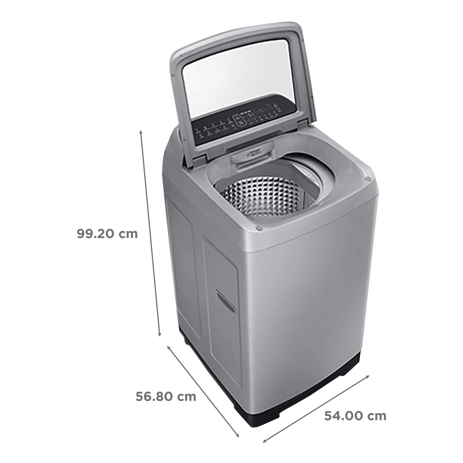 SAMSUNG 7 kg 5 Star Inverter Fully Automatic Top Load Washing Machine (WA70N4261SS/TL, Magic Filter, Imperial Silver)_3