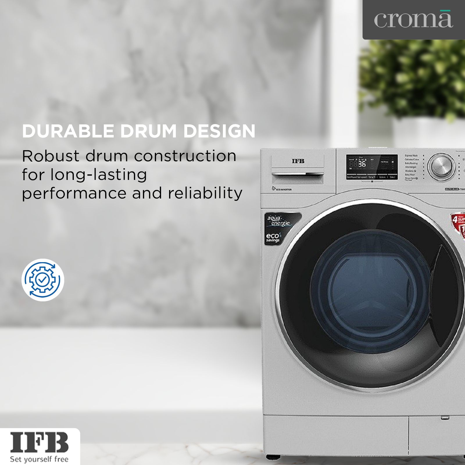 IFB 7.5 kg 5 Star Inverter Fully Automatic Front Load Washing Machine (Elite Plus SX ID, Swirl Wash Technology, Silver)_3