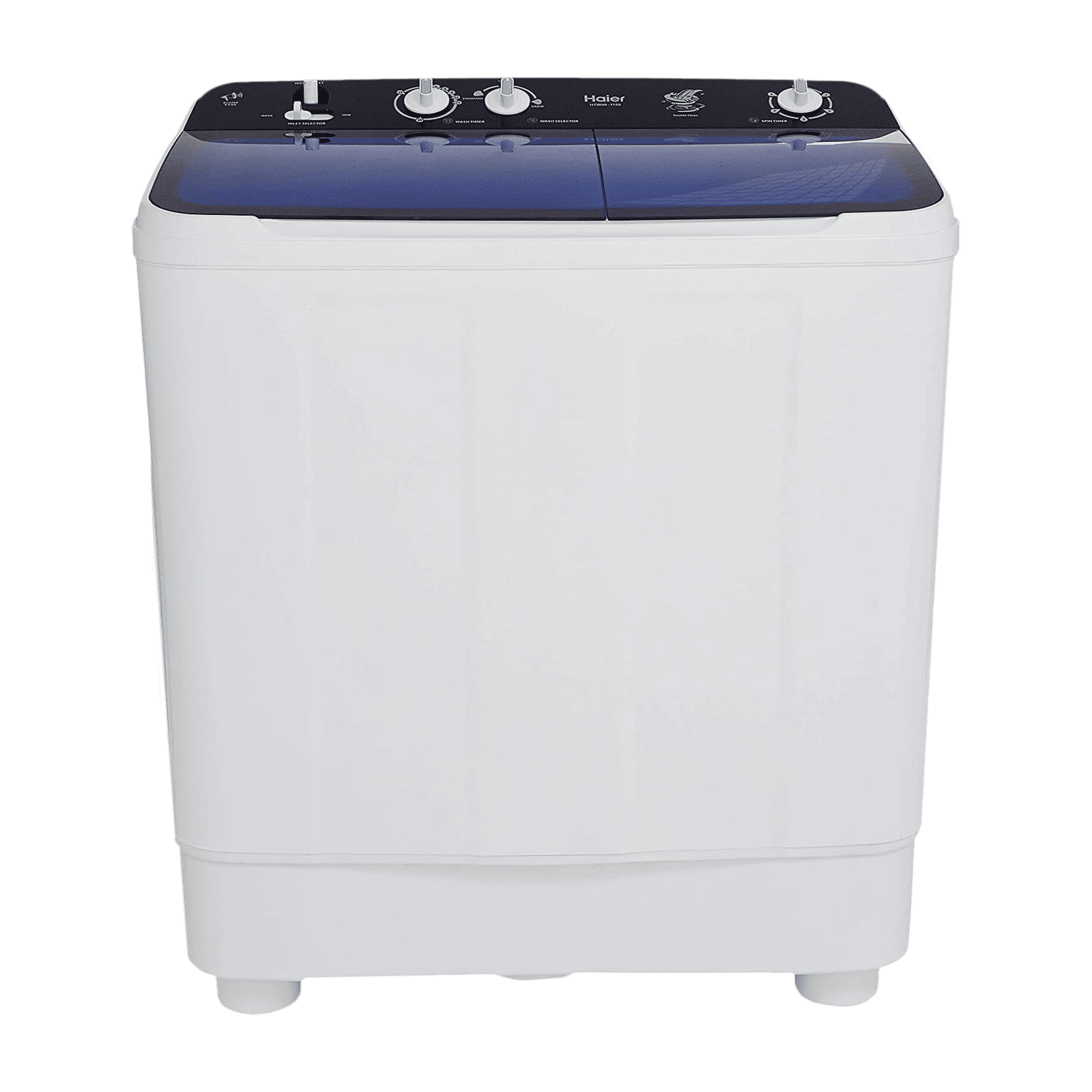 Haier 9 kg Semi Automatic Washing Machine with 4D Magic Filter (HTW90-1159, White/Blue)_1