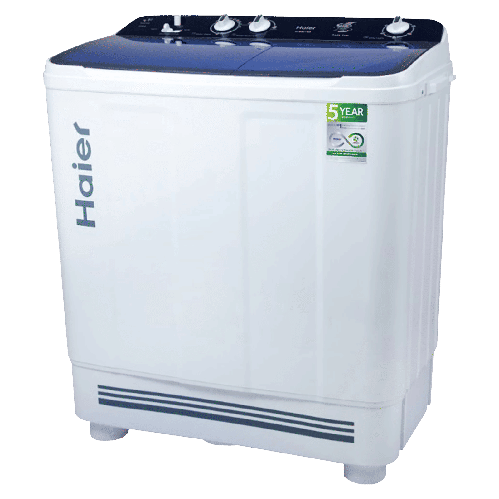 Haier 9 kg Semi Automatic Washing Machine with 4D Magic Filter (HTW90-1159, White/Blue)_6