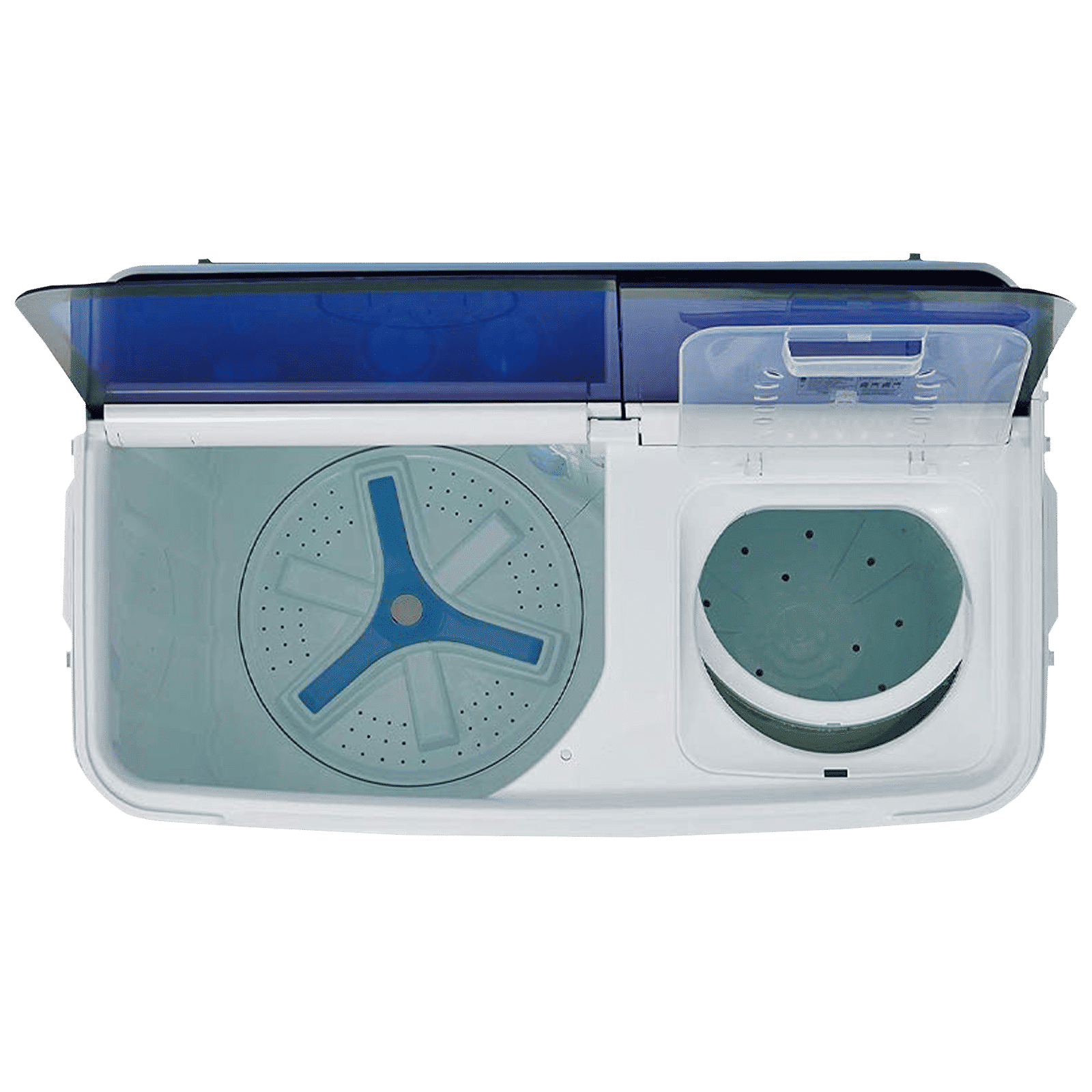 Haier 9 kg Semi Automatic Washing Machine with 4D Magic Filter (HTW90-1159, White/Blue)_7