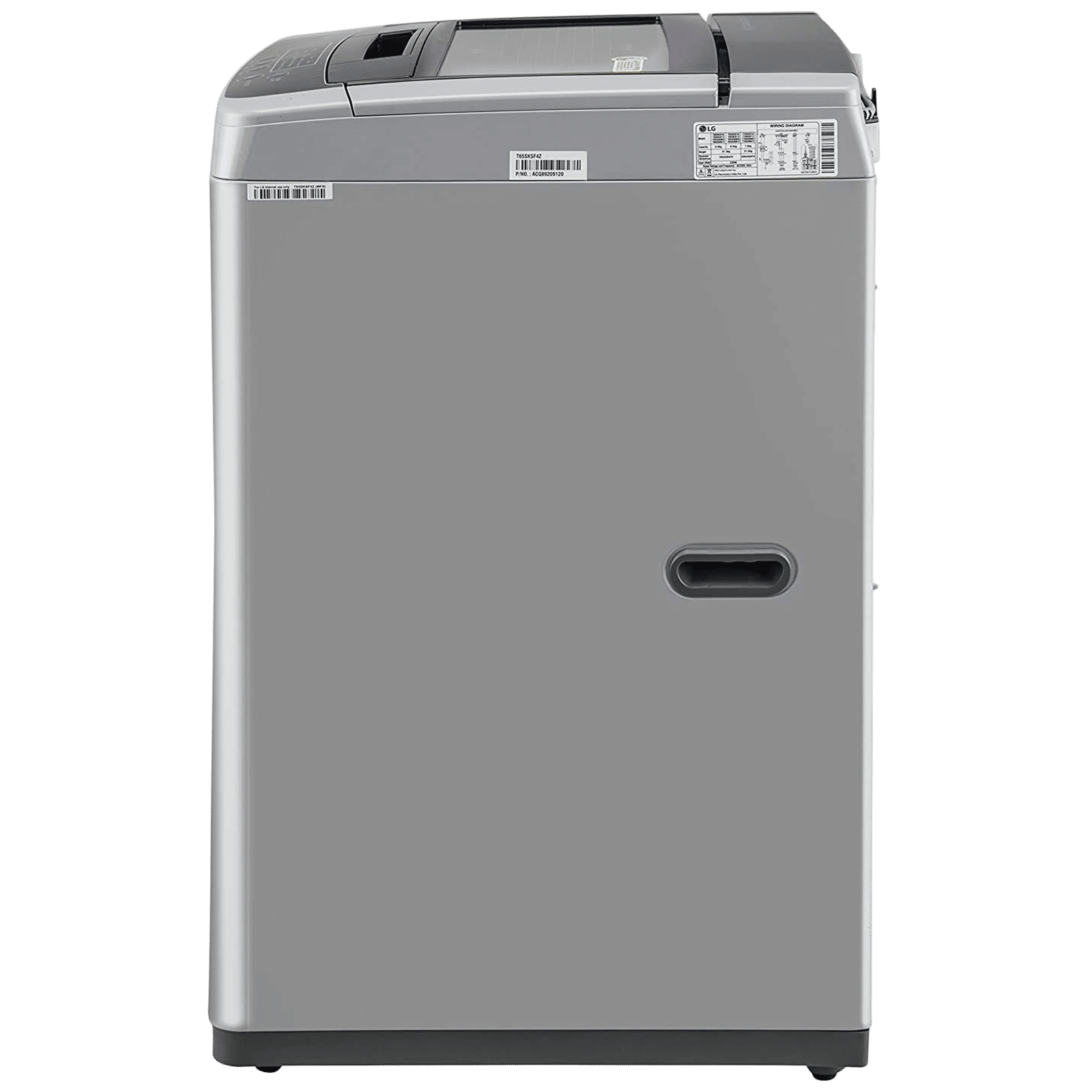 LG 6 kg 5 Star Inverter Fully Automatic Top Load Washing Machine (T65SKSF4Z.ASFQEIL, Turbo Drum, Middle Free Silver)_12