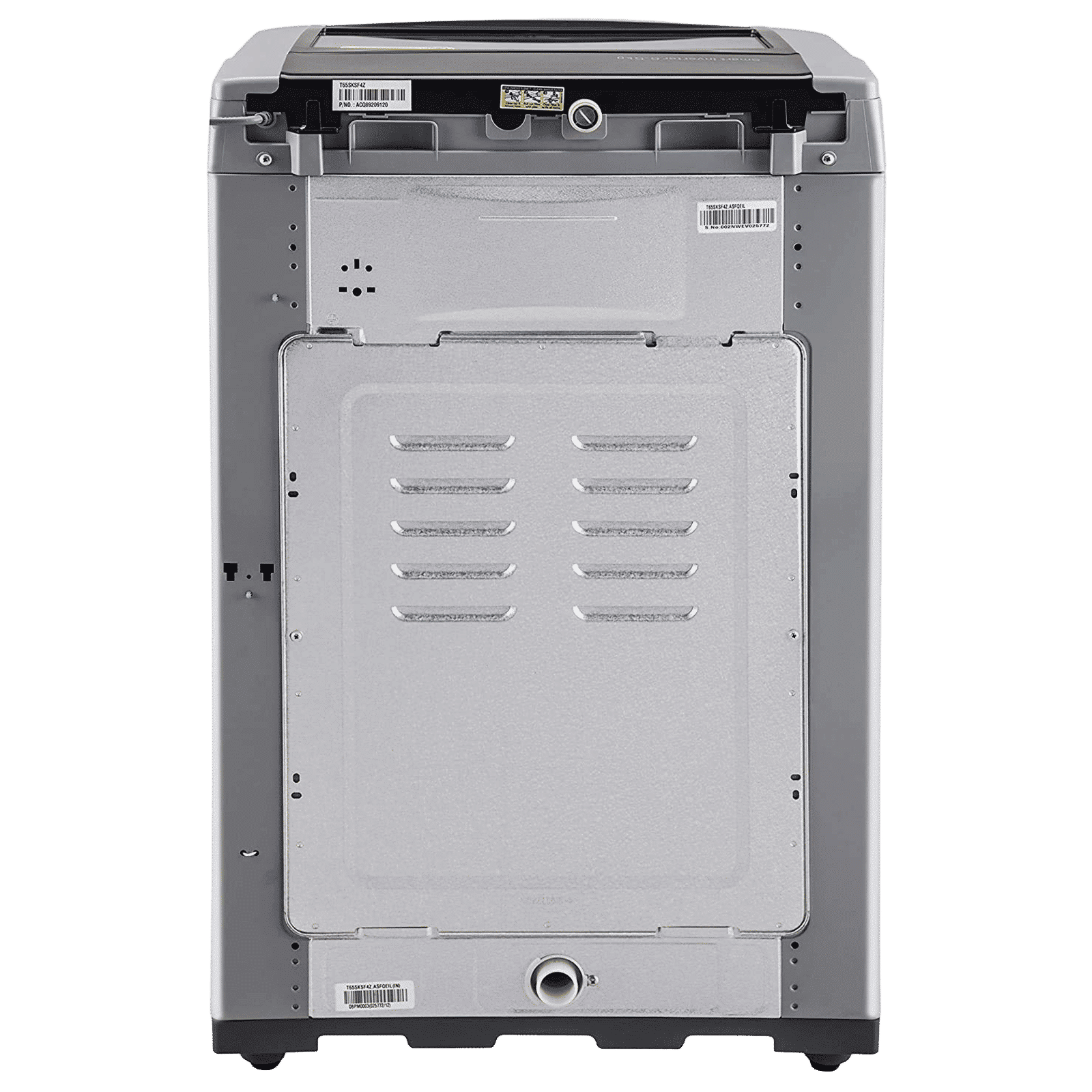 LG 6 kg 5 Star Inverter Fully Automatic Top Load Washing Machine (T65SKSF4Z.ASFQEIL, Turbo Drum, Middle Free Silver)_10