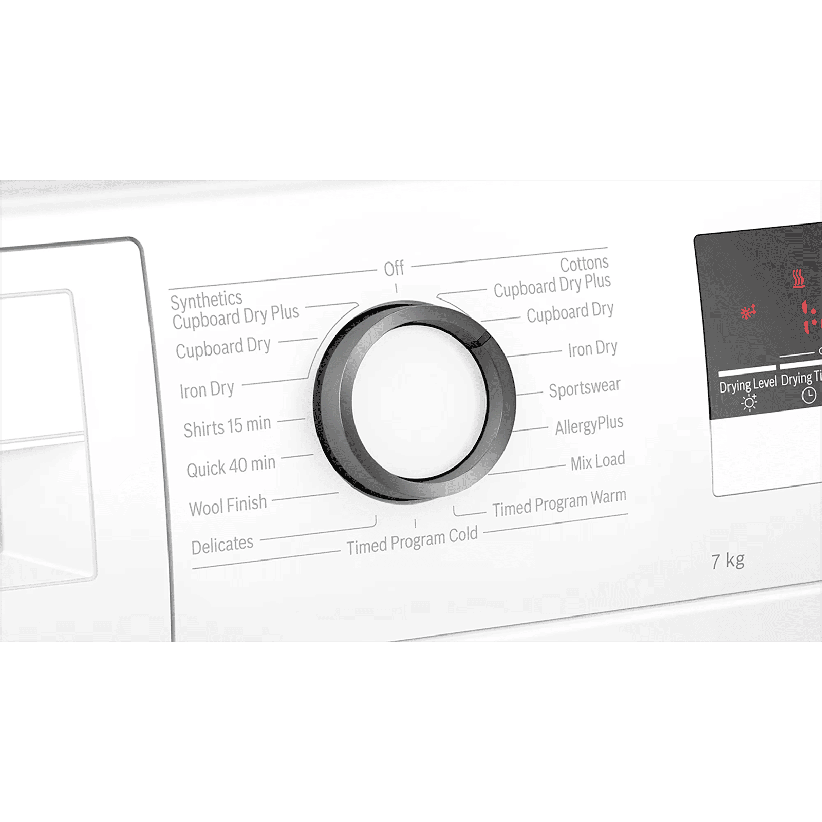 BOSCH 7 kg 5 Star Fully Automatic Front Load Dryer (Series 4, WTN86203IN, Auto Dry Function, White)_7