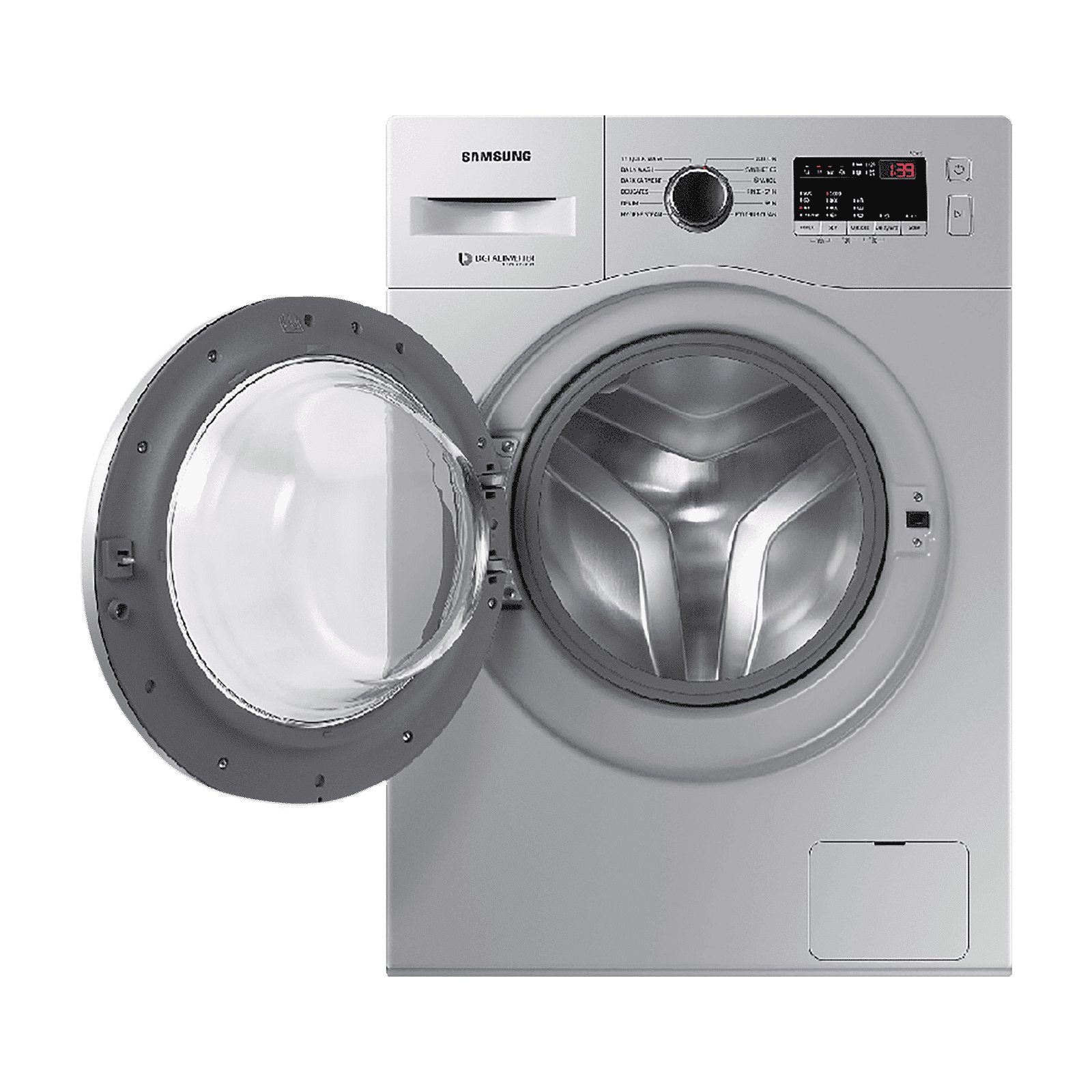 SAMSUNG 6.5 kg 5 Star Fully Automatic Front Load Washing Machine (12 Wash Programs, WW66R20GKSS/TL, Silver)_8