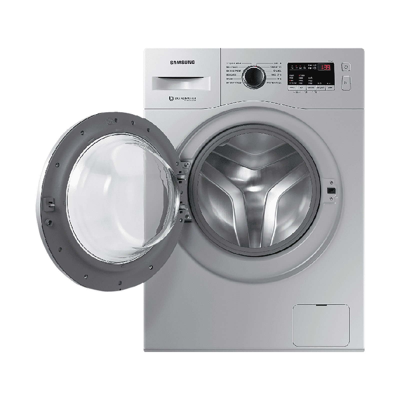 SAMSUNG 6.5 kg 5 Star Fully Automatic Front Load Washing Machine (12 Wash Programs, WW66R20GKSS/TL, Silver)_6