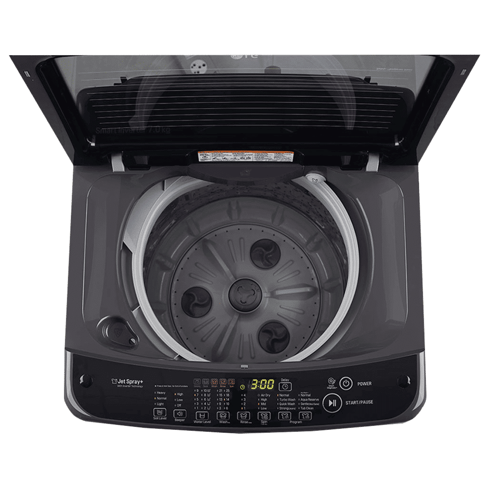 LG 7 kg 5 Star Inverter Fully Automatic Top Load Washing Machine (T70SJMB1Z.ABMQEIL, Smart Inverter Technology, Middle Black) LG 7 kg 5 Star Inverter Fully Automatic Top Load Washing Machine (T70SJMB1Z.ABMQEIL, Smart Inverter Technology, Middle Black)_8