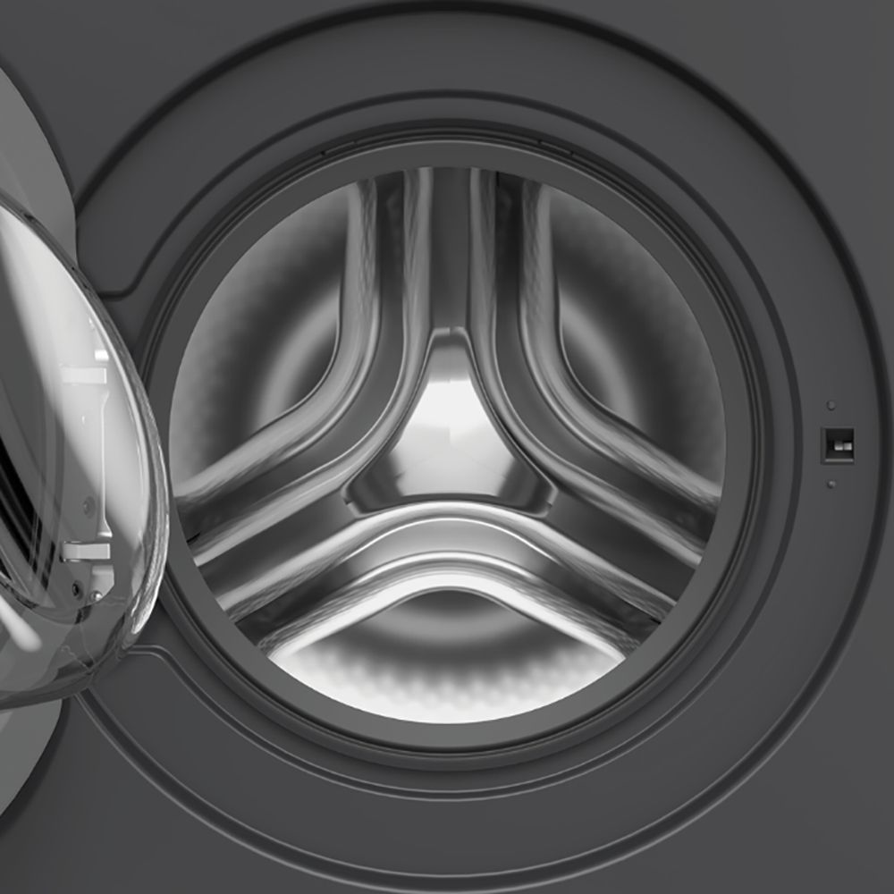 VOLTAS beko 7 kg 5 Star Inverter Fully Automatic Front Load Washing Machine (WFL7012VTMP, Steam Wash Technology, Anthracite) VOLTAS beko 7 kg 5 Star Inverter Fully Automatic Front Load Washing Machine (WFL7012VTMP, Steam Wash Technology, Anthracite)_6