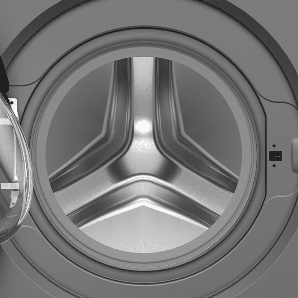 VOLTAS beko 8 kg 5 Star Inverter Fully Automatic Front Load Washing Machine (WFL8014VTSC, Steam Wash Technology, Grey) VOLTAS beko 8 kg 5 Star Inverter Fully Automatic Front Load Washing Machine (WFL8014VTSC, Steam Wash Technology, Grey)_6