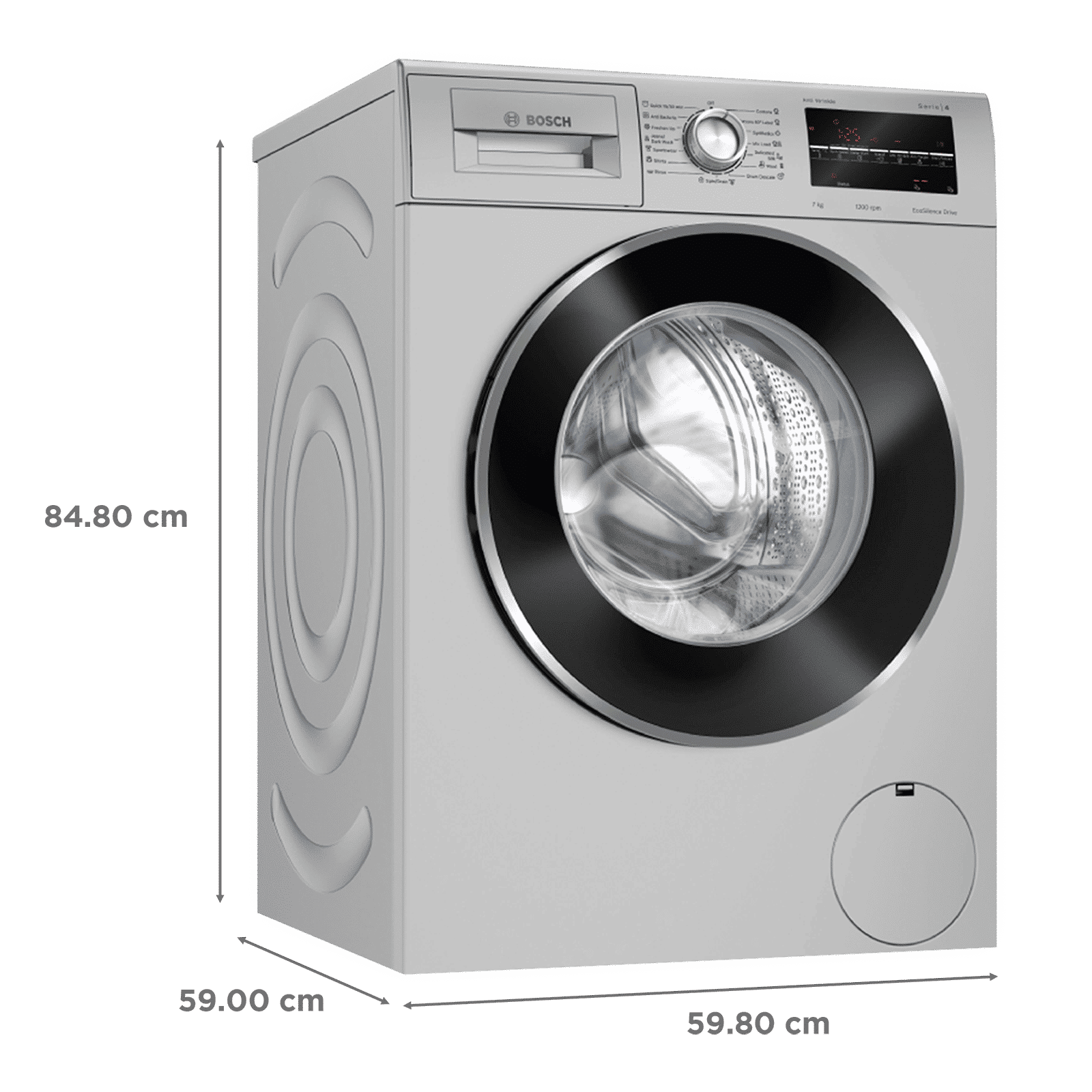 BOSCH 7 kg 5 Star Inverter Fully Automatic Front Load Washing Machine (Serie 4, WAJ2446SIN, EcoSilence Drive, Platinum Silver)_3
