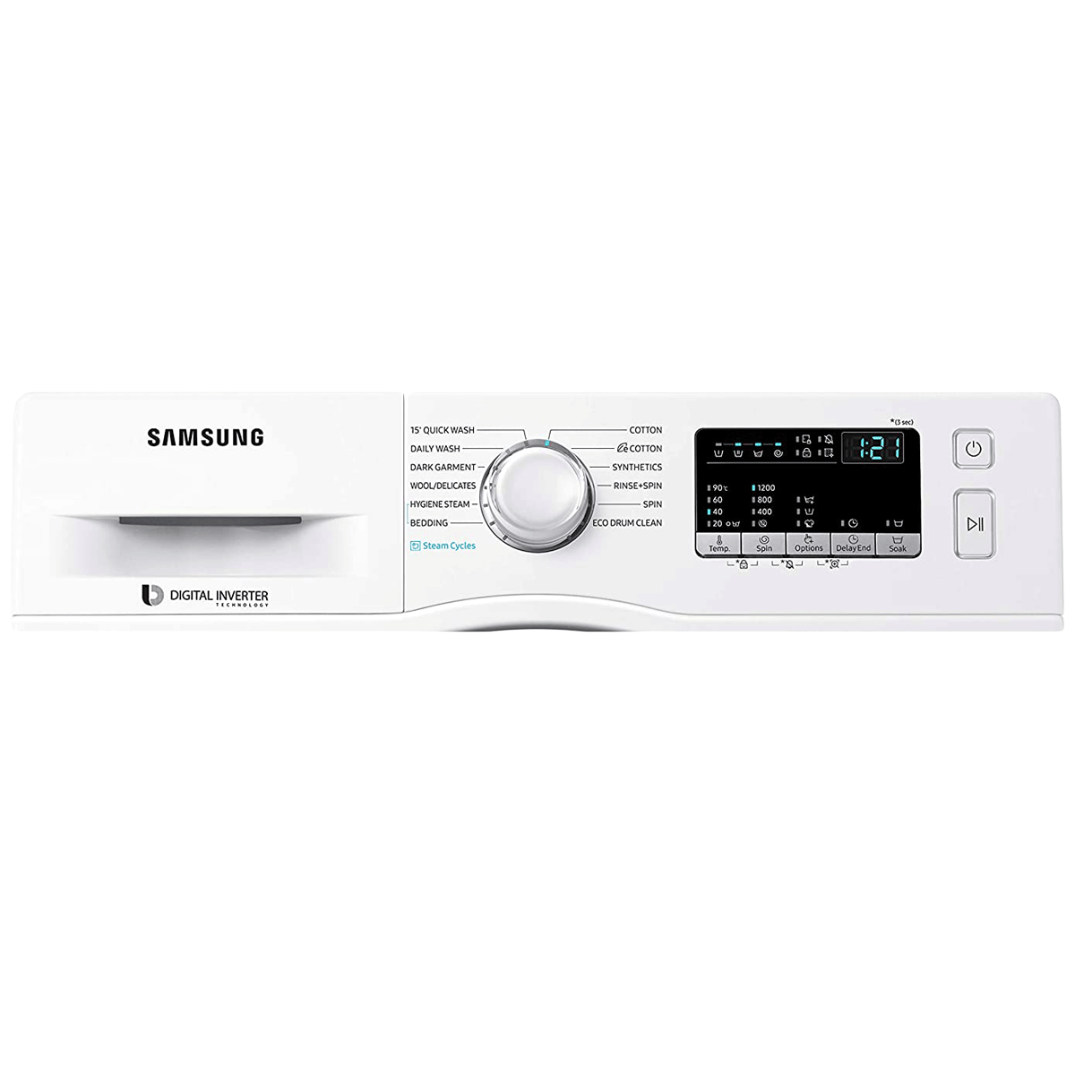SAMSUNG 7 kg 5 Star Inverter Fully Automatic Front Load Washing Machine (WW71J42G0KW/TL, Magic Filter, White)_6