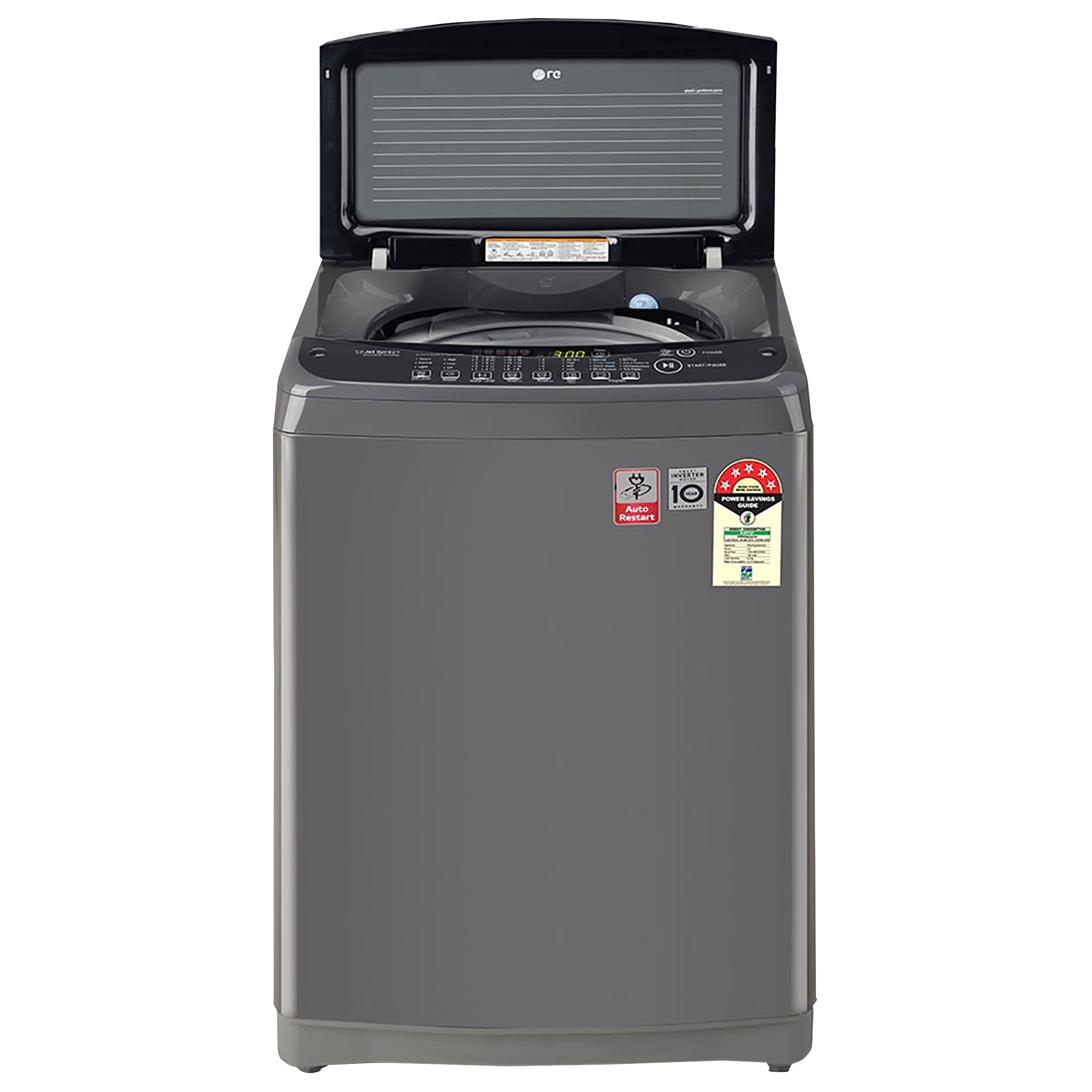 LG 6.5 kg 5 Star Inverter Fully Automatic Top Load Washing Machine (T65SJMB1Z.ABMQEIL, Smart Inverter Technology, Middle Black)_10