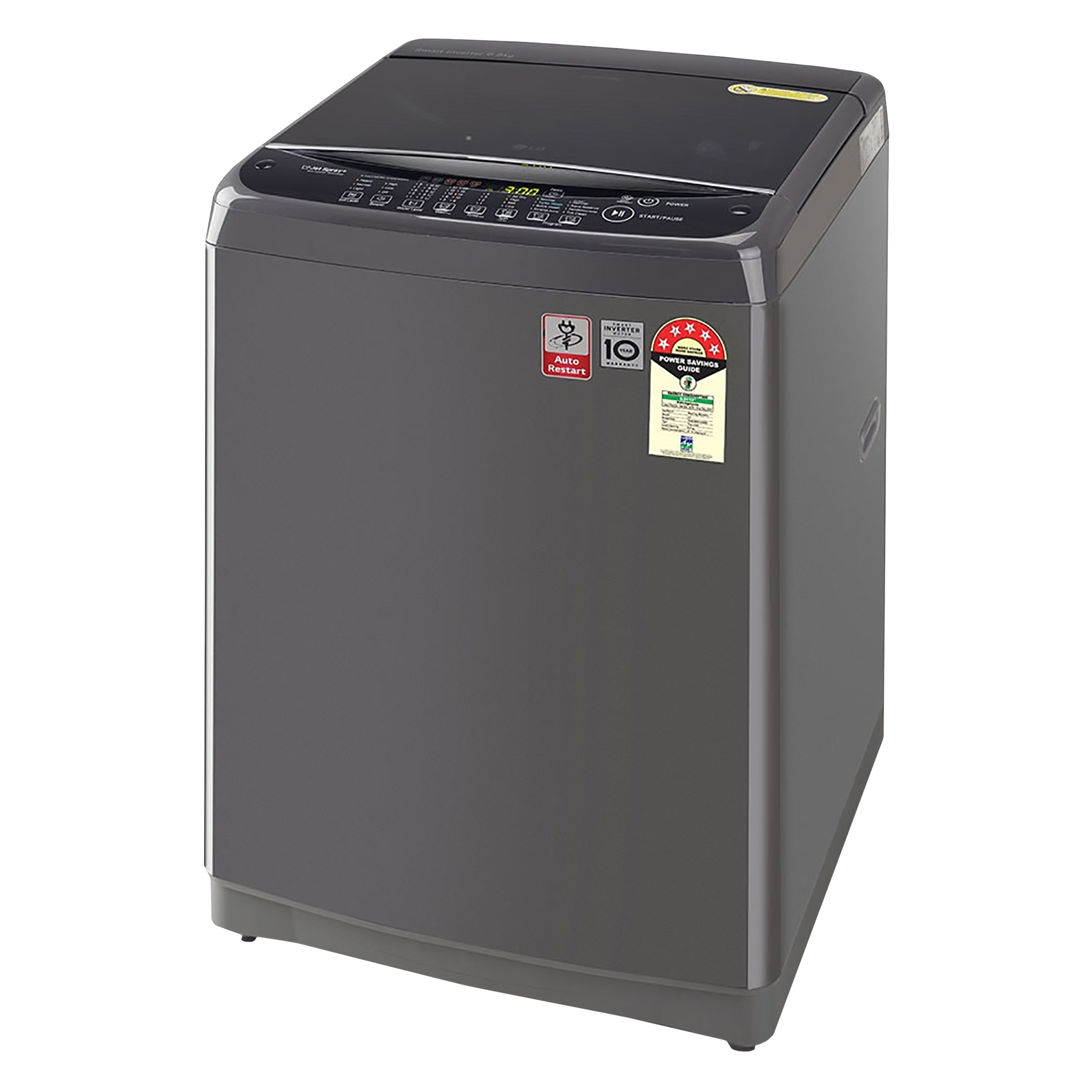 LG 6.5 kg 5 Star Inverter Fully Automatic Top Load Washing Machine (T65SJMB1Z.ABMQEIL, Smart Inverter Technology, Middle Black)_6