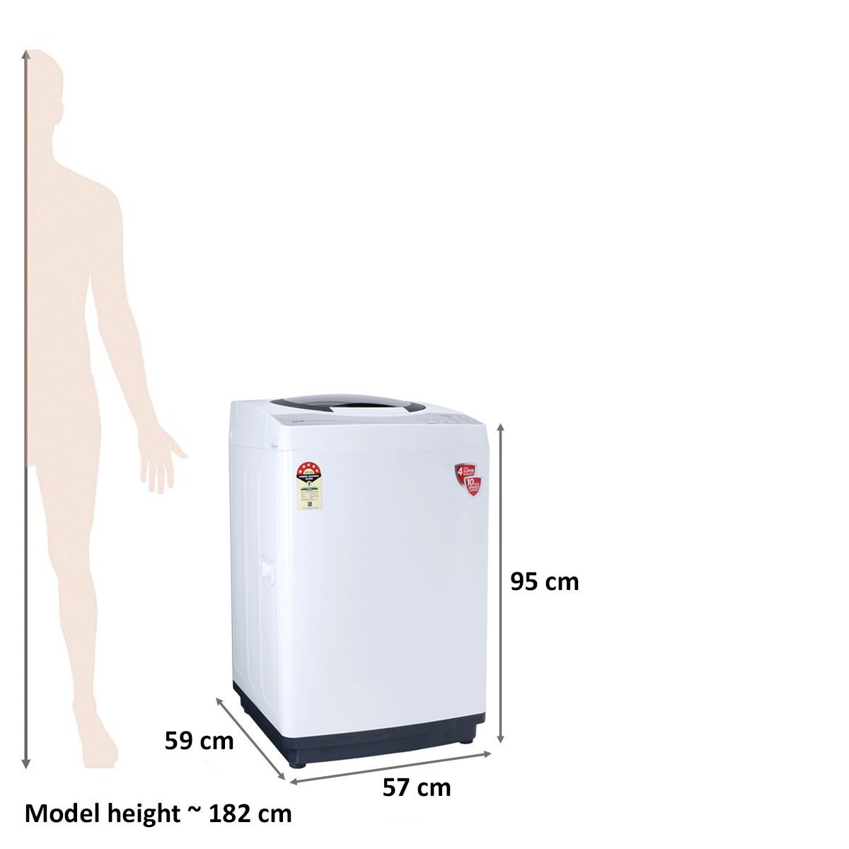 IFB 6.5 kg 5 Star Inverter Fully Automatic Top Load Washing Machine (Aqua, TL-REWH, Crescent Moon Drum, PCM White)_2