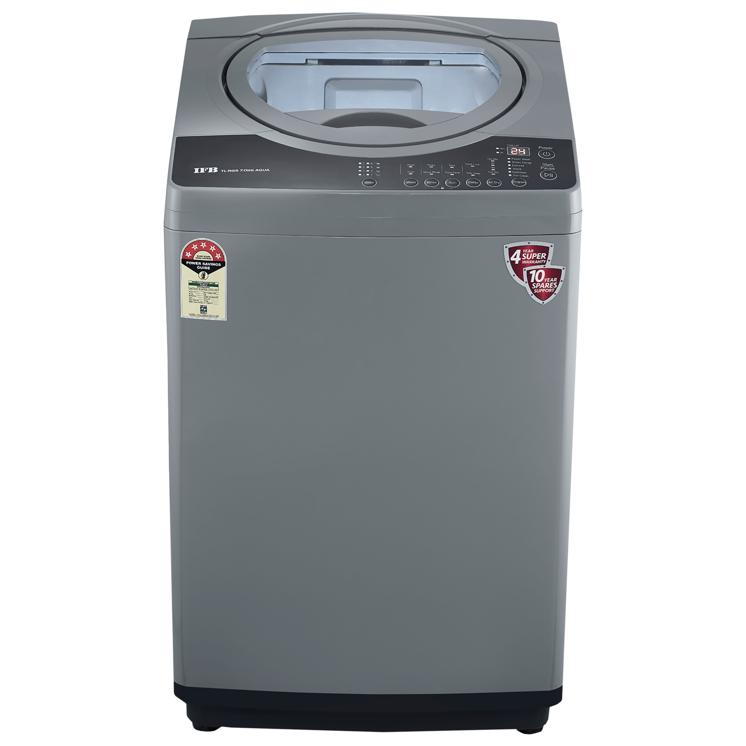 IFB 7 kg 5 Star Fully Automatic Top Load Washing Machine (Aqua, TL-RGS, Lint Tower Filter, PCM Medium Grey) IFB 7 kg 5 Star Fully Automatic Top Load Washing Machine (Aqua, TL-RGS, Lint Tower Filter, PCM Medium Grey)_1