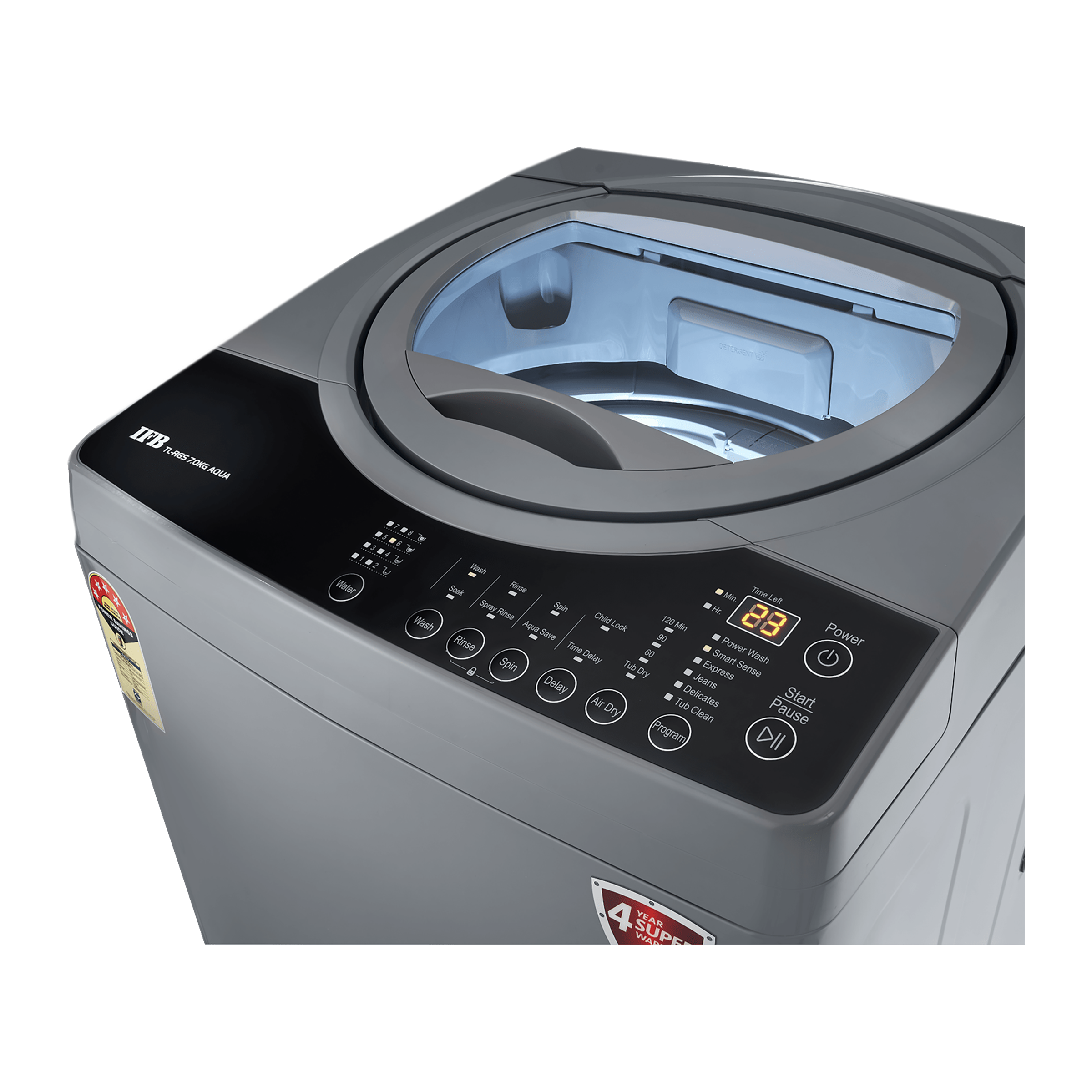 IFB 7 kg 5 Star Fully Automatic Top Load Washing Machine (Aqua, TL-RGS, Lint Tower Filter, PCM Medium Grey) IFB 7 kg 5 Star Fully Automatic Top Load Washing Machine (Aqua, TL-RGS, Lint Tower Filter, PCM Medium Grey)_4