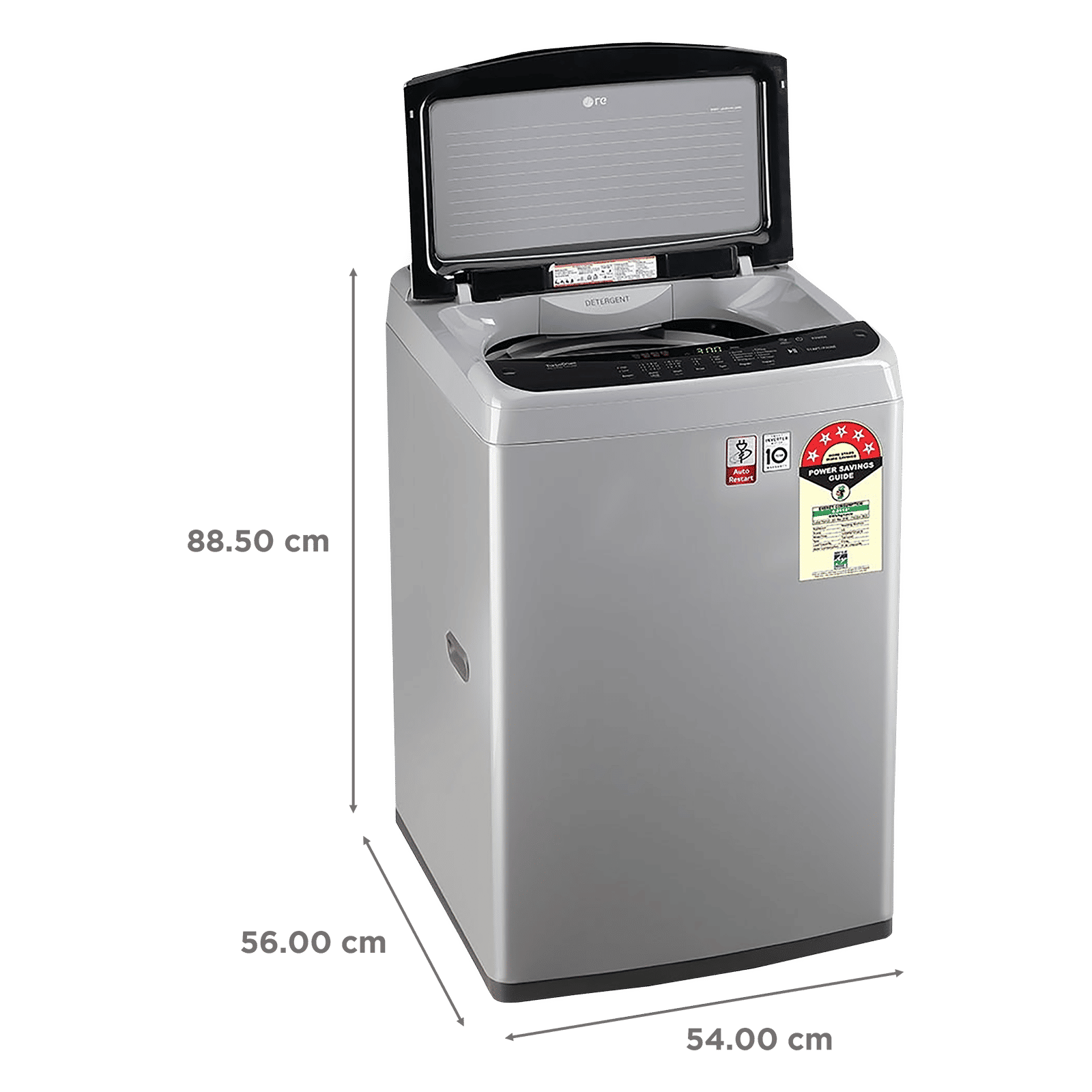 LG 6.5 kg 5 Star Inverter Fully Automatic Top Load Washing Machine (T65SPSF2Z.ASFQEIL, Smart Inverter Technology, Middle Free Silver) LG 6.5 kg 5 Star Inverter Fully Automatic Top Load Washing Machine (T65SPSF2Z.ASFQEIL, Smart Inverter Technology, Middle Free Silver)_3
