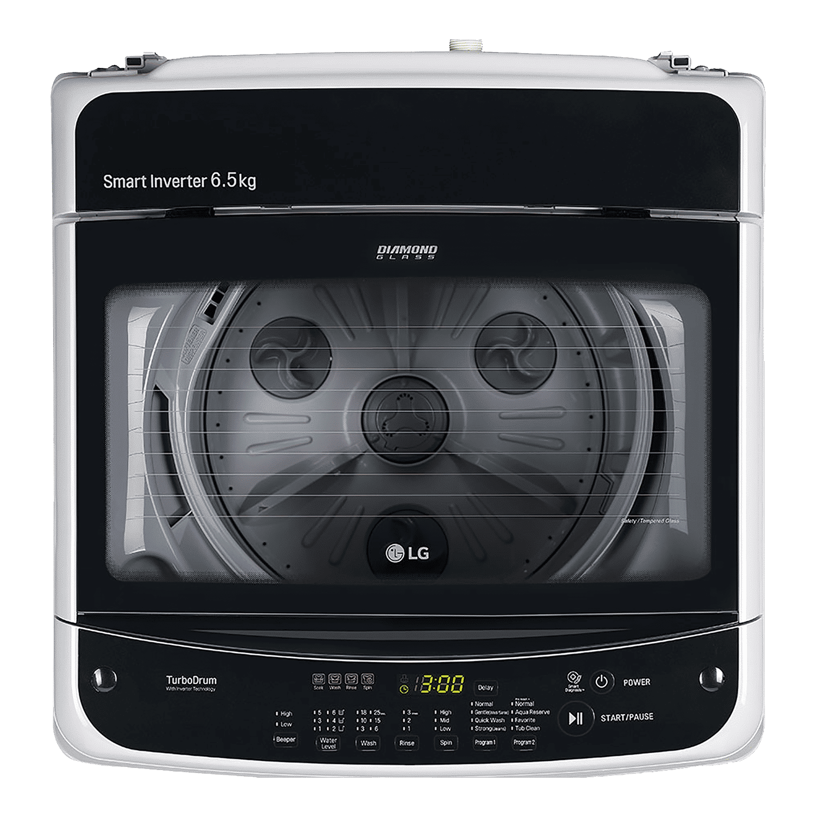 LG 6.5 kg 5 Star Inverter Fully Automatic Top Load Washing Machine (T65SPSF2Z.ASFQEIL, Smart Inverter Technology, Middle Free Silver) LG 6.5 kg 5 Star Inverter Fully Automatic Top Load Washing Machine (T65SPSF2Z.ASFQEIL, Smart Inverter Technology, Middle Free Silver)_4