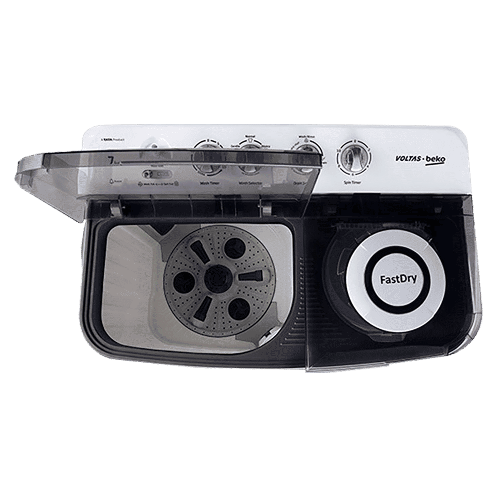 VOLTAS beko 7.5 kg 5 Star Semi Automatic Washing Machine with IPX4 Control Panel (WTT75DGRT, Grey) VOLTAS beko 7.5 kg 5 Star Semi Automatic Washing Machine with IPX4 Control Panel (WTT75DGRT, Grey)_7