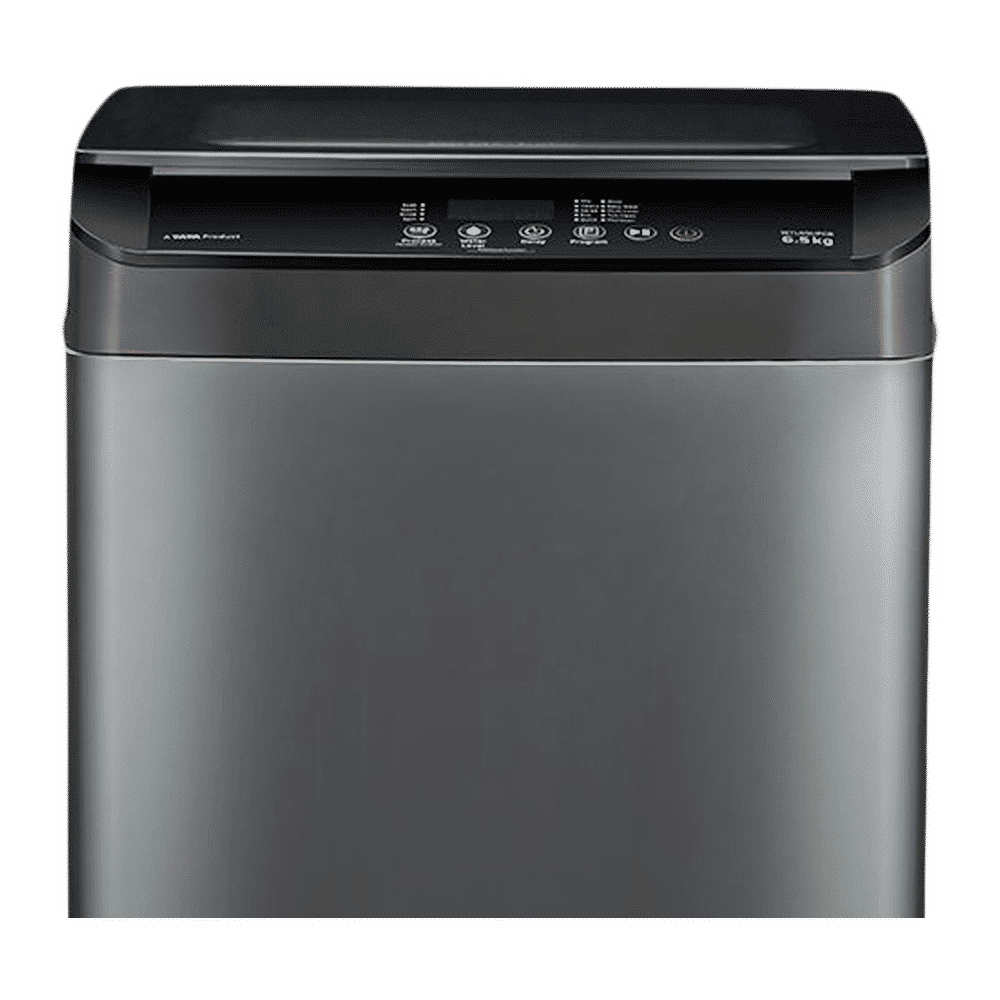 VOLTAS beko 8 kg 5 Star Fully Automatic Top Load Washing Machine (WTL80UPGB, IPX4 Control Panel, Grey)_7