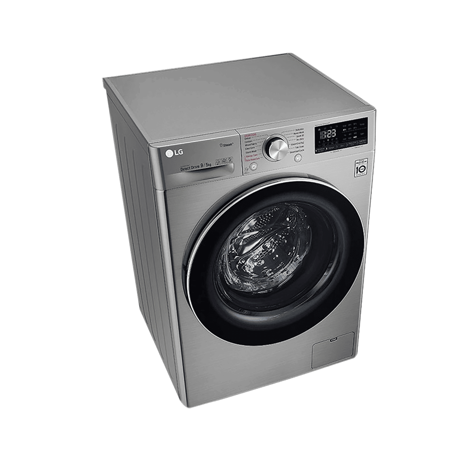 LG 9/5 kg 5 Star Inverter Fully Automatic Front Load Washer Dryer (FHD0905SWS.ASSQEIL, Steam Wash Technology, Silver)_16