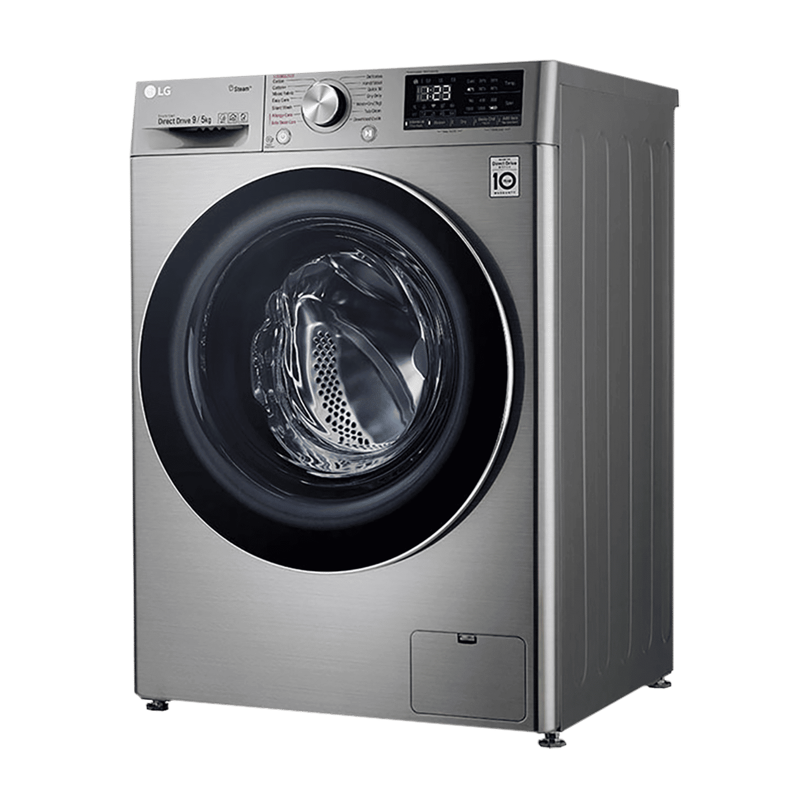 LG 9/5 kg 5 Star Inverter Fully Automatic Front Load Washer Dryer (FHD0905SWS.ASSQEIL, Steam Wash Technology, Silver)_6