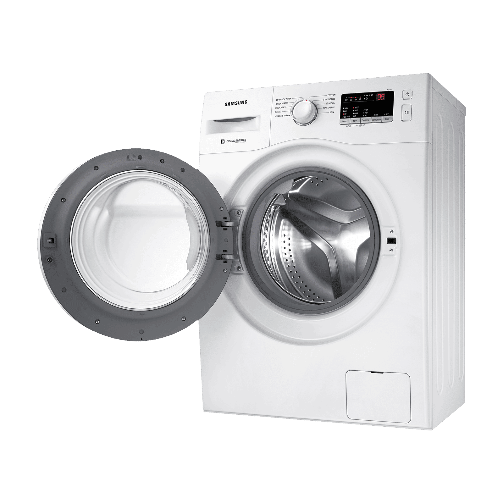 SAMSUNG 6 kg 5 Star Inverter Fully Automatic Front Load Washing Machine (WW61R20GLMW/TL, Diamond Drum, DA White) SAMSUNG 6 kg 5 Star Inverter Fully Automatic Front Load Washing Machine (WW61R20GLMW/TL, Diamond Drum, DA White)_9