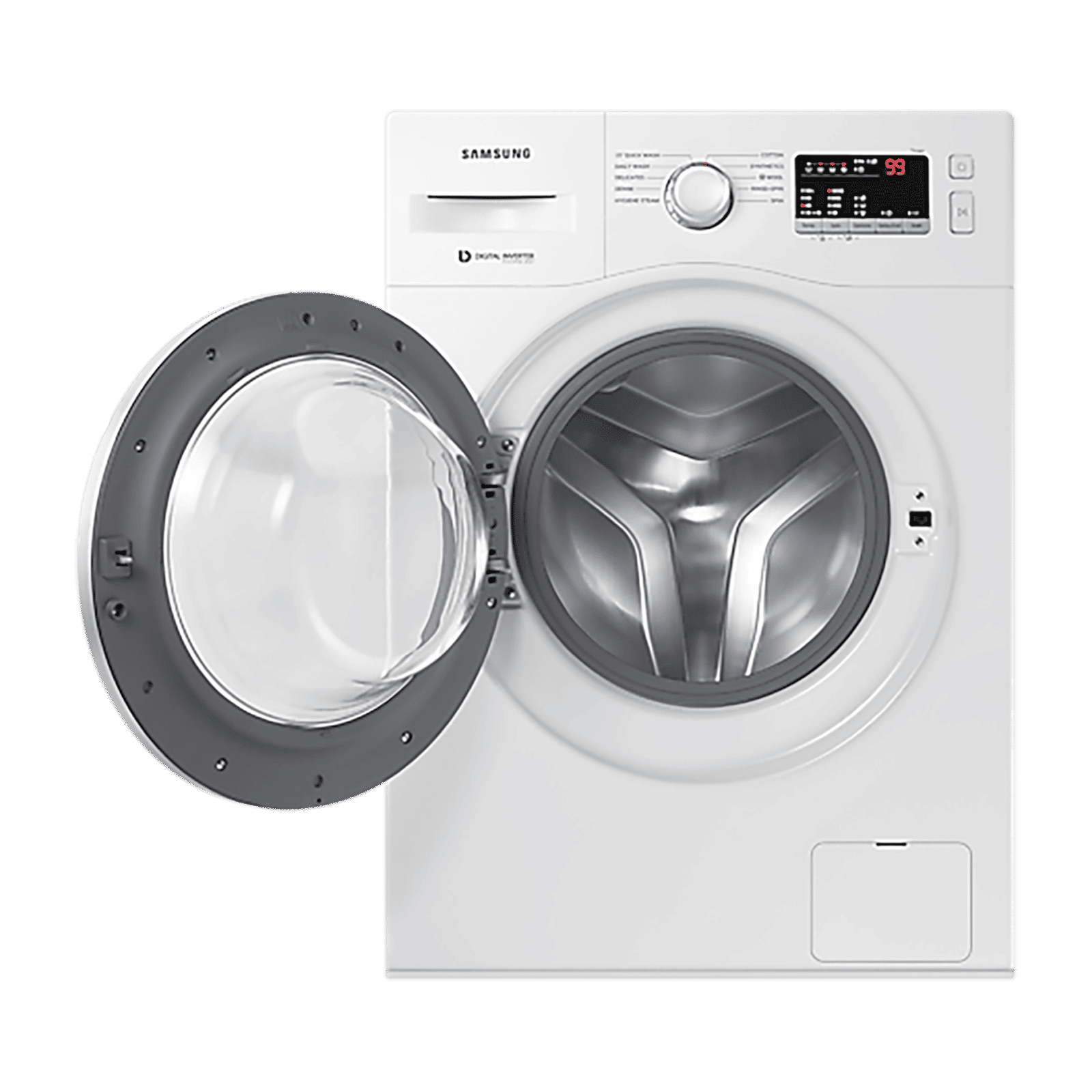 SAMSUNG 6 kg 5 Star Inverter Fully Automatic Front Load Washing Machine (WW61R20GLMW/TL, Diamond Drum, DA White) SAMSUNG 6 kg 5 Star Inverter Fully Automatic Front Load Washing Machine (WW61R20GLMW/TL, Diamond Drum, DA White)_7