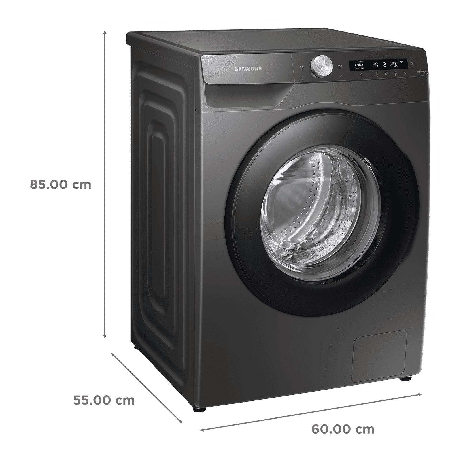 SAMSUNG 8 kg 5 Star Inverter Fully Automatic Front Load Washing Machine (WW80T504DAN/TL, AI Control Display, Inox)_3