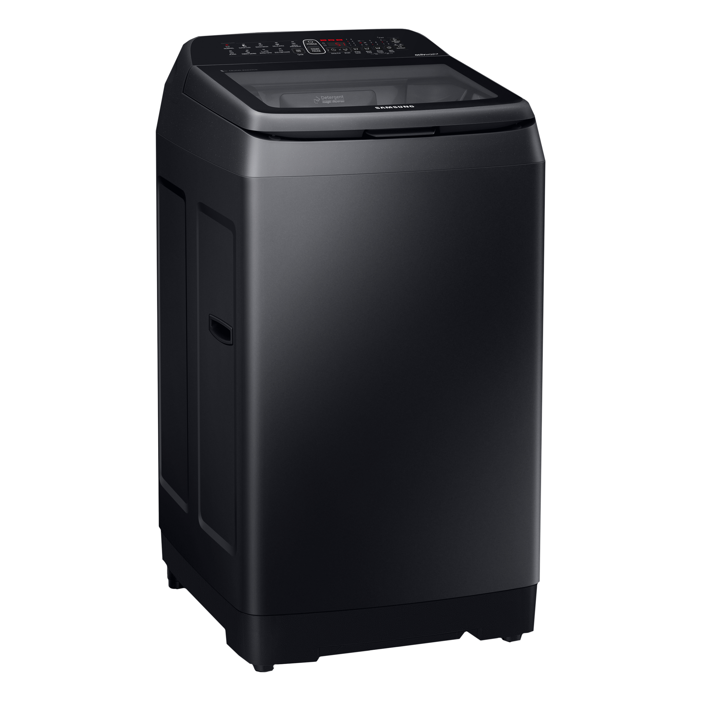 SAMSUNG 8 kg 5 Star Inverter Fully Automatic Top Load Washing Machine (WA80N4770VV/TL, Diamond Drum, Black Caviar)_4