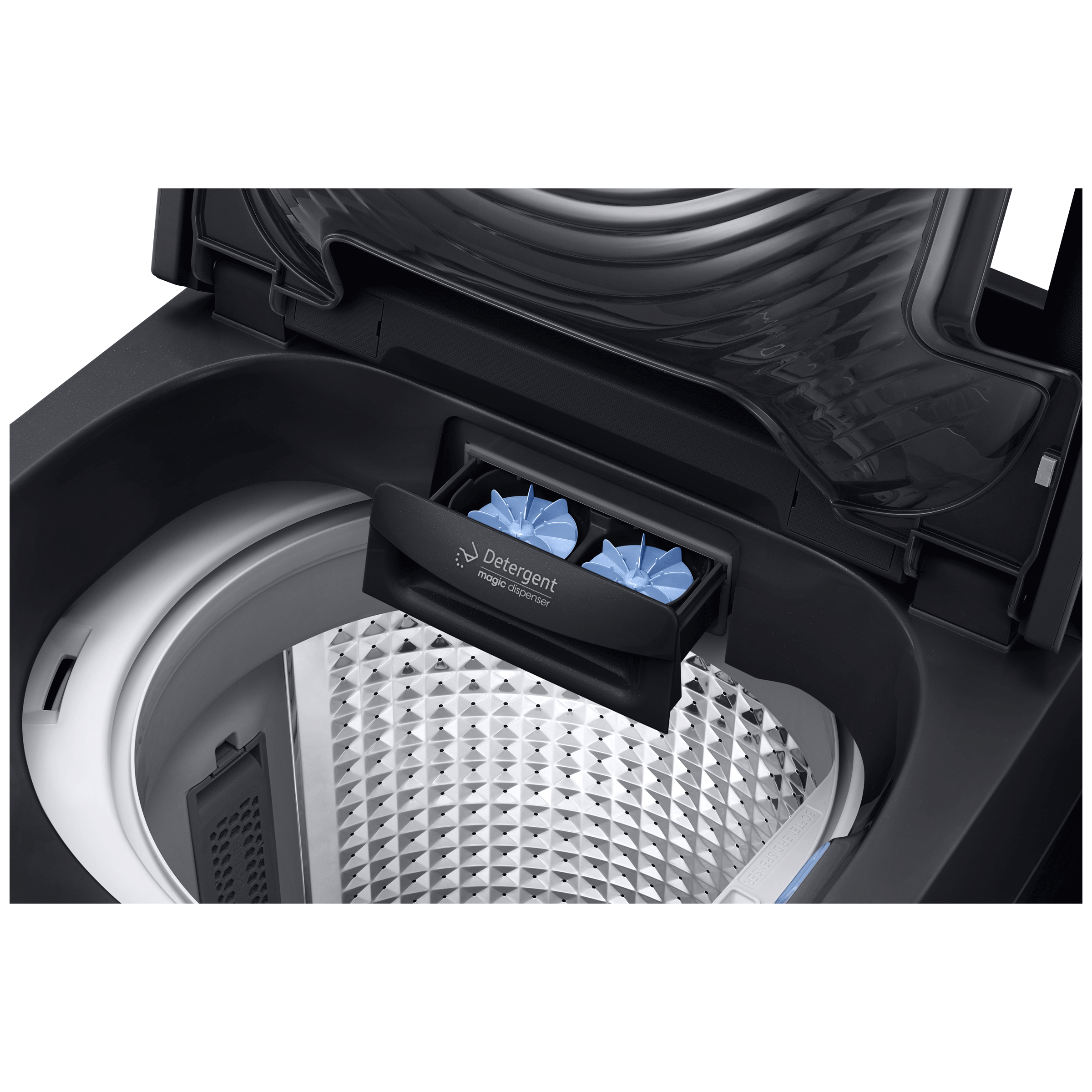 SAMSUNG 8 kg 5 Star Inverter Fully Automatic Top Load Washing Machine (WA80N4770VV/TL, Diamond Drum, Black Caviar)_6