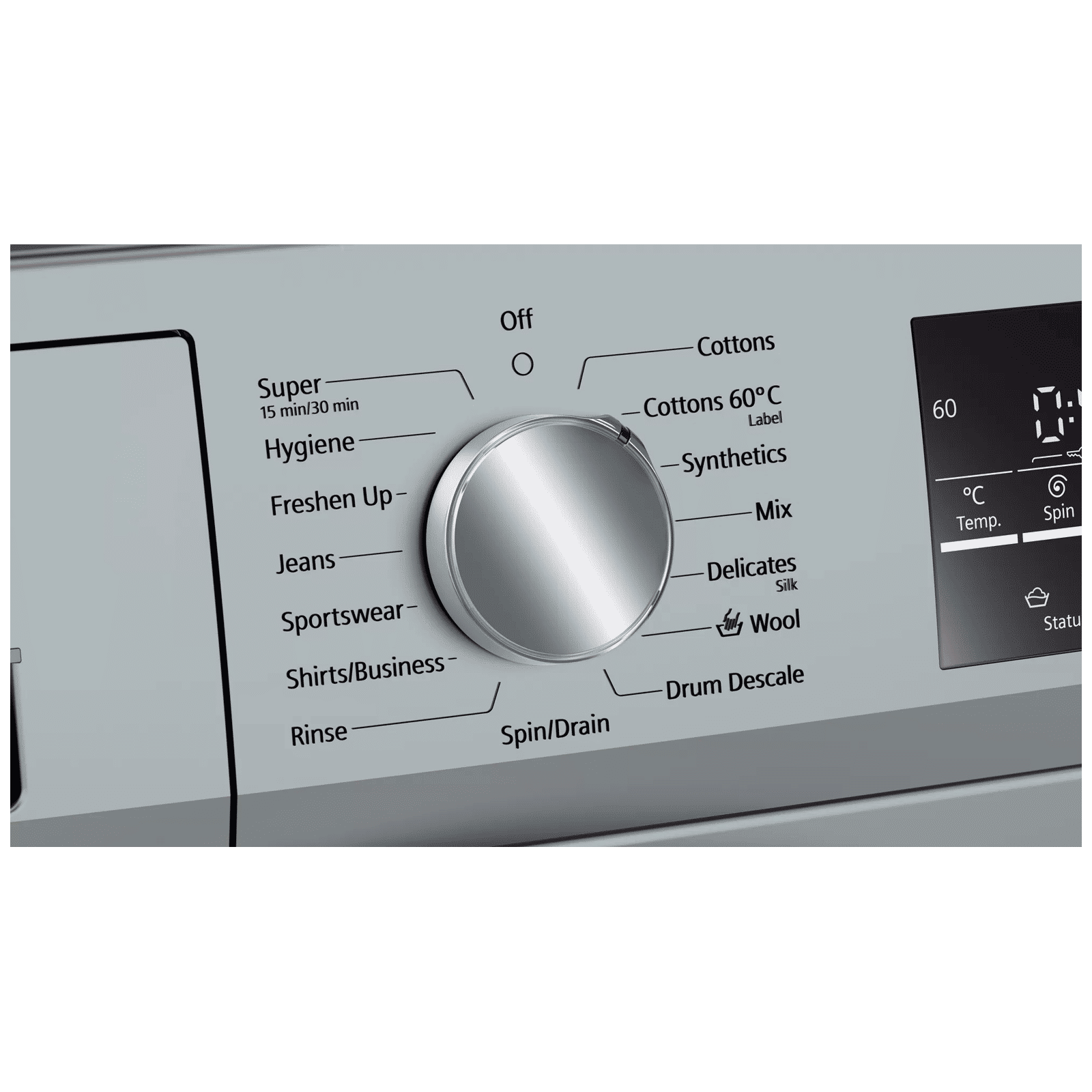 SIEMENS 7.5 kg 5 Star Fully Automatic Front Load Washing Machine (iQ500, WM14J46IIN, Wave Drum, Silver) SIEMENS 7.5 kg 5 Star Fully Automatic Front Load Washing Machine (iQ500, WM14J46IIN, Wave Drum, Silver)_9