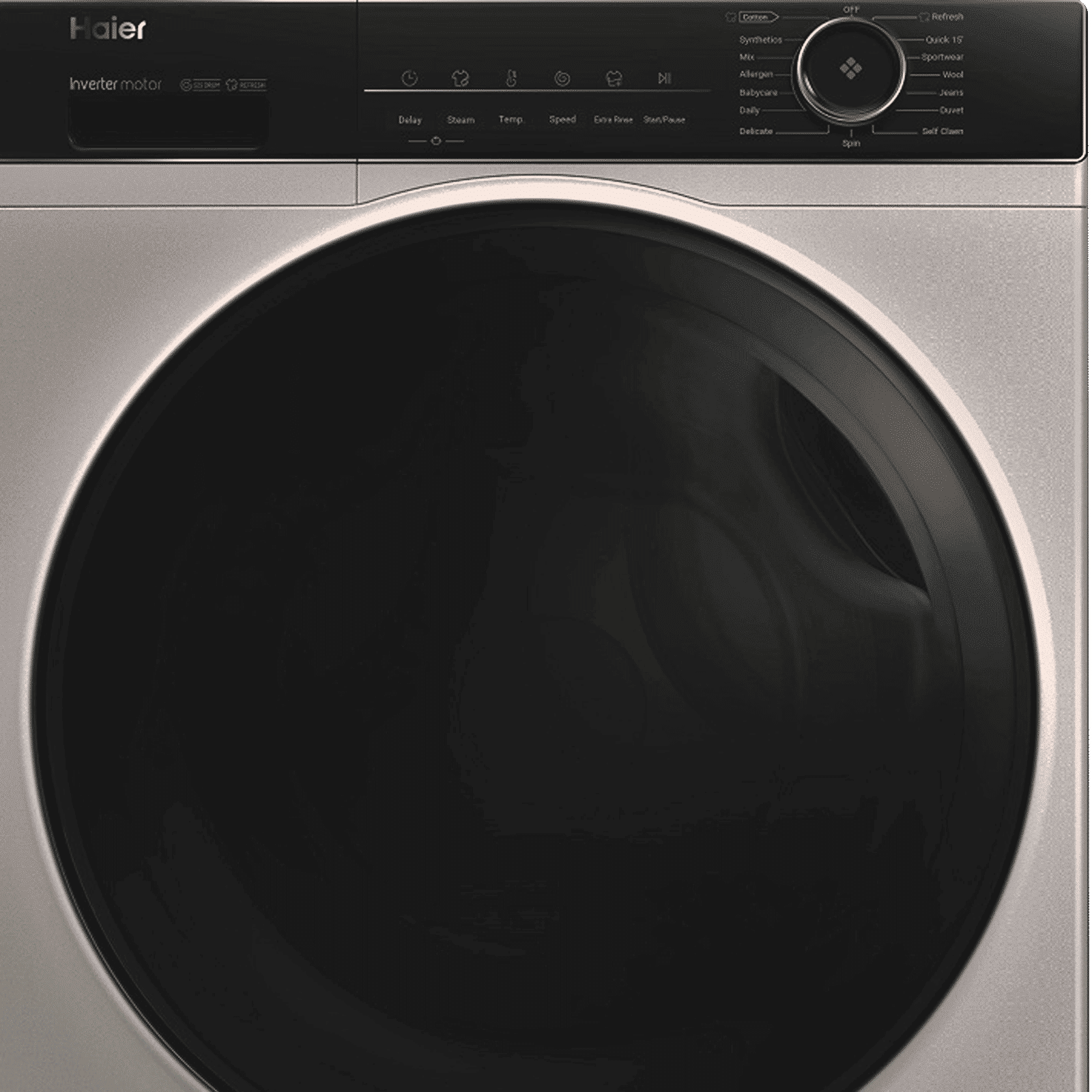 Haier 7 kg 5 Star Inverter Fully Automatic Front Load Washing Machine (HW70-IM12929CS3, Steam Wash Technology, Ore Silver)_8