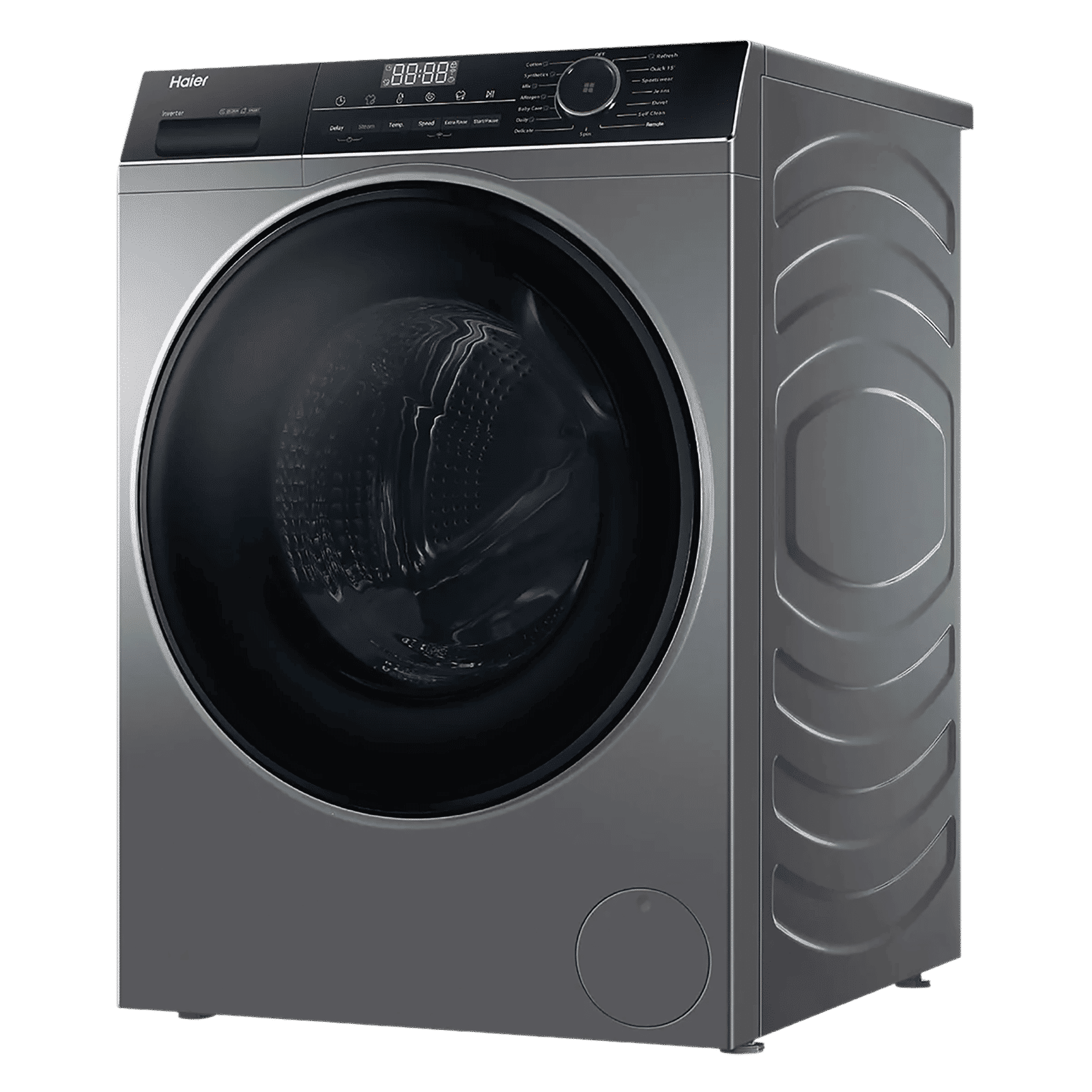 Haier 7 kg 5 Star Inverter Fully Automatic Front Load Washing Machine (HW70-IM12929CS3, Steam Wash Technology, Ore Silver)_5